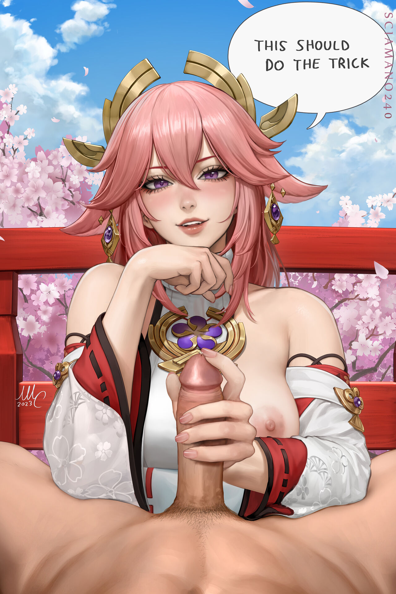 Sciamano240 Yae Miko HandSake page 6 full