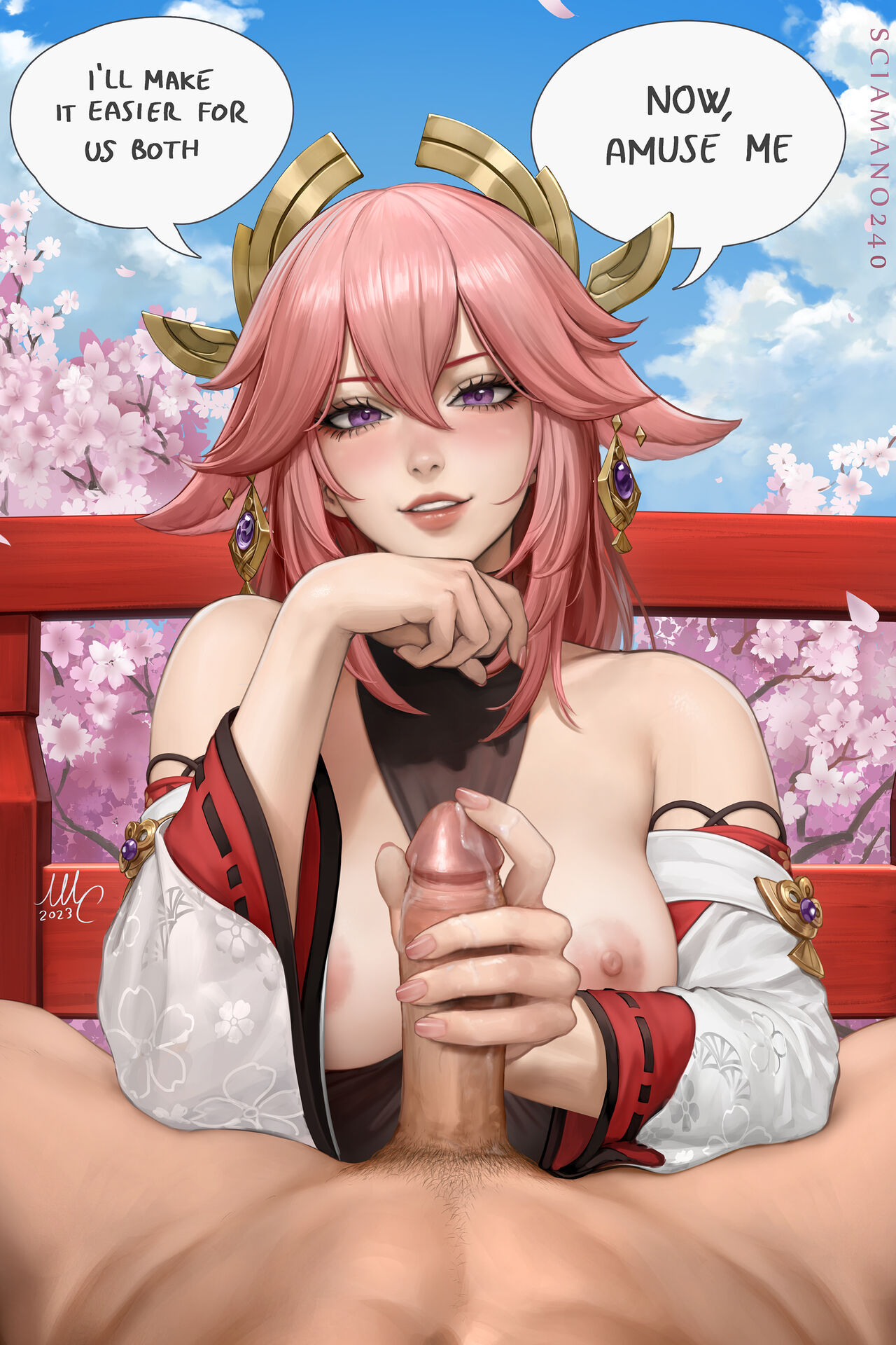 Sciamano240 Yae Miko HandSake page 9 full