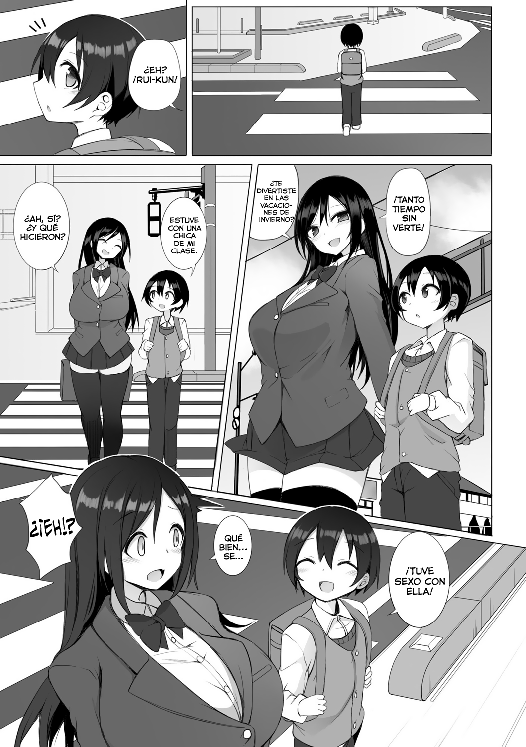Rui-kun to Kinjo no Joshi Kousei no Onee-san Cap 1 page 3 full