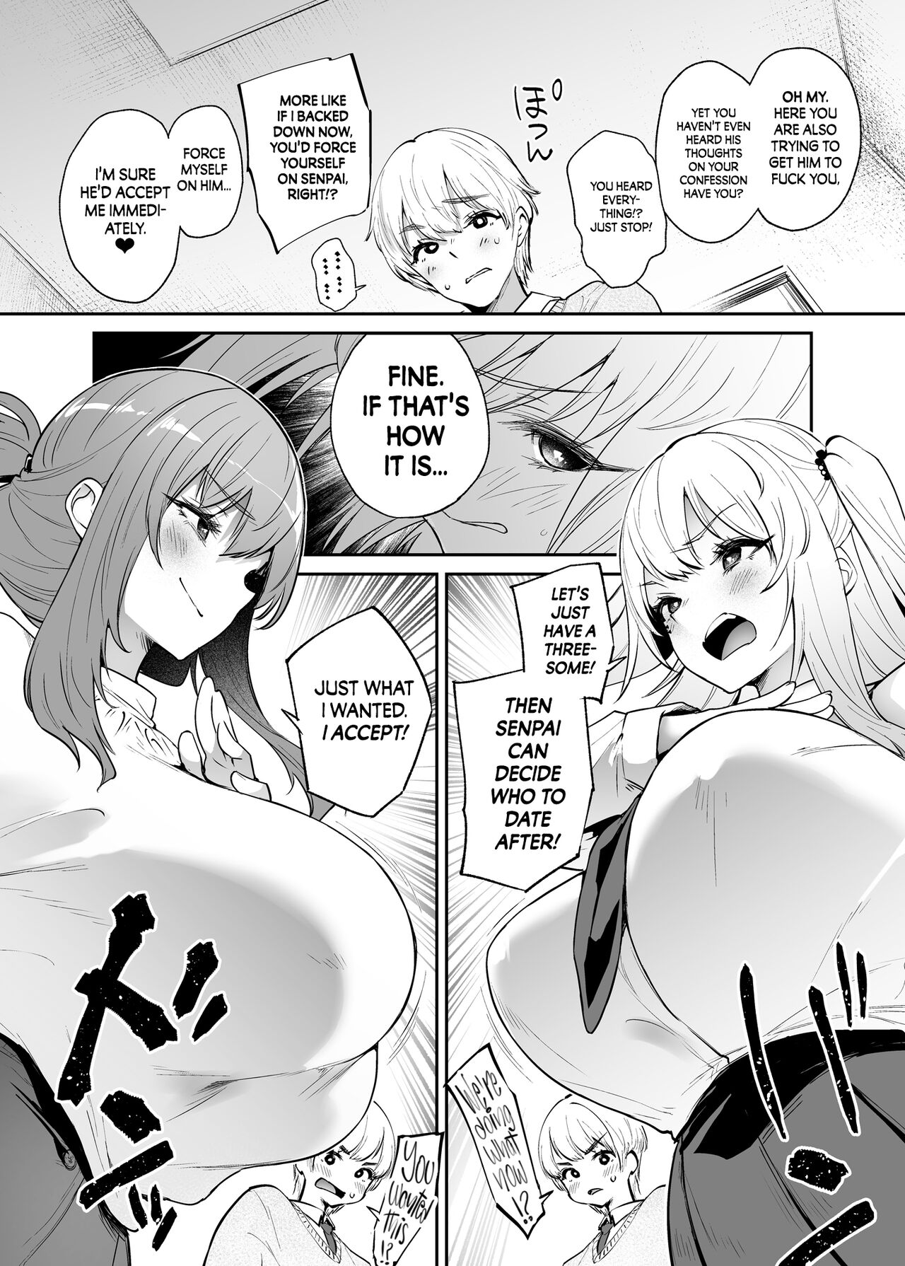 Boku to Kanojo to Kanojo no Haha to | Her, her Mom, and Me page 9 full