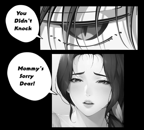 Giantess Comic: My Brobdingnagian Family page 7 full