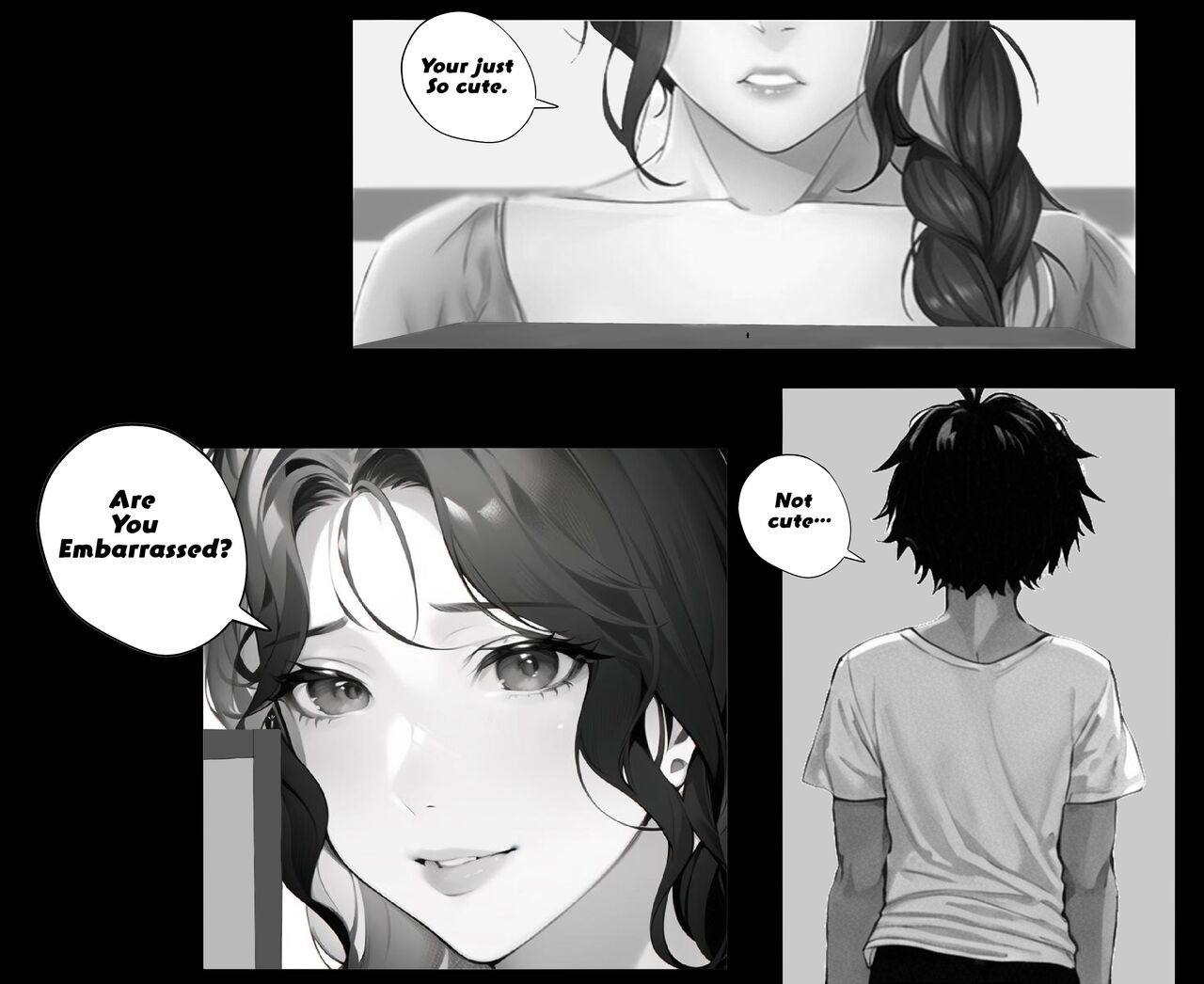 Giantess Comic: My Brobdingnagian Family page 9 full
