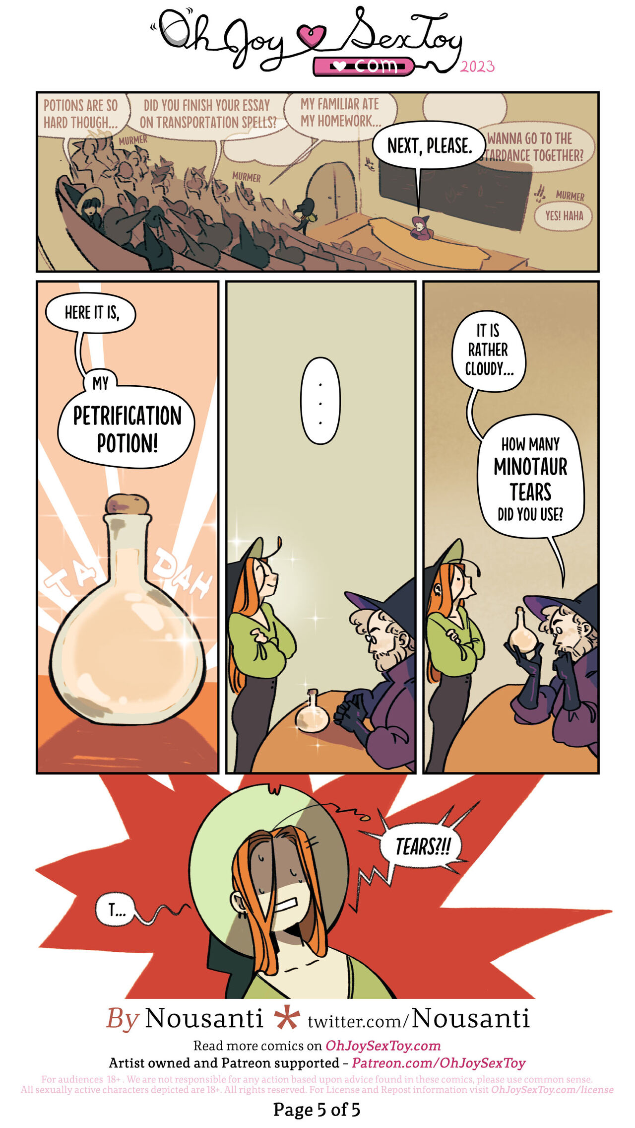 Cocky Concoctions page 5 full