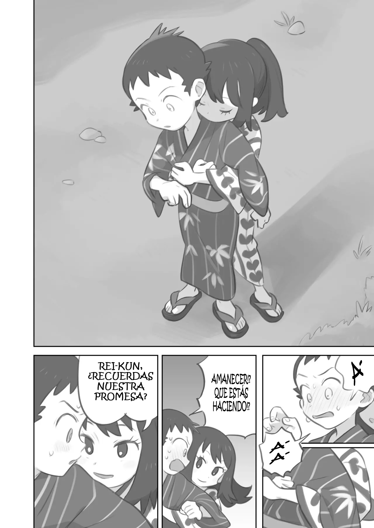 Futanari Shujinkou-chan ga Teru Senpai o Horu Manga 2 page 4 full