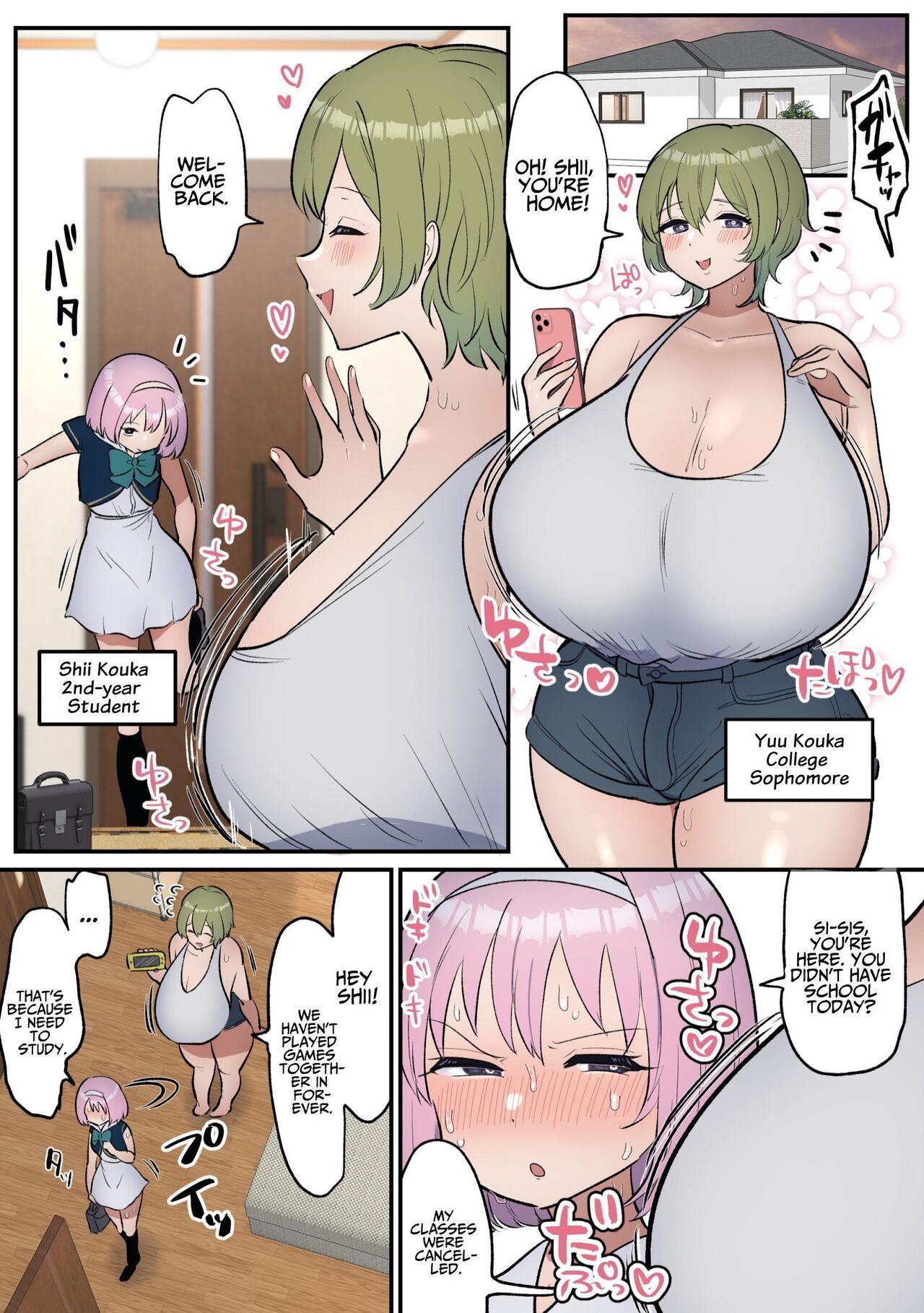 Neta Furi Shite Koubi Sasetekureru Onee-chan to Futanari Imouto | Older Sister Pretends To Be Asleep and Lets Her Futanari Sister Fuck Her page 3 full