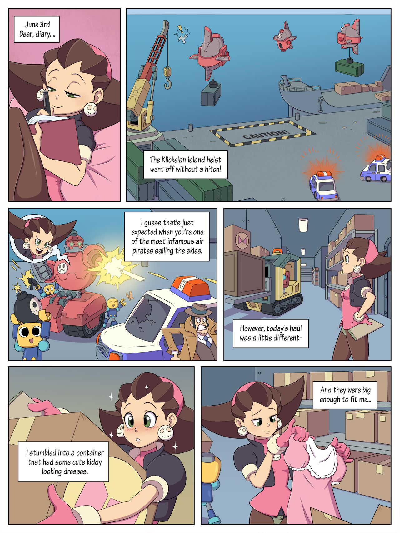 Artist - Pieceofsoap / Diary Of An Air Pirate - FULL COMIC page 2 full