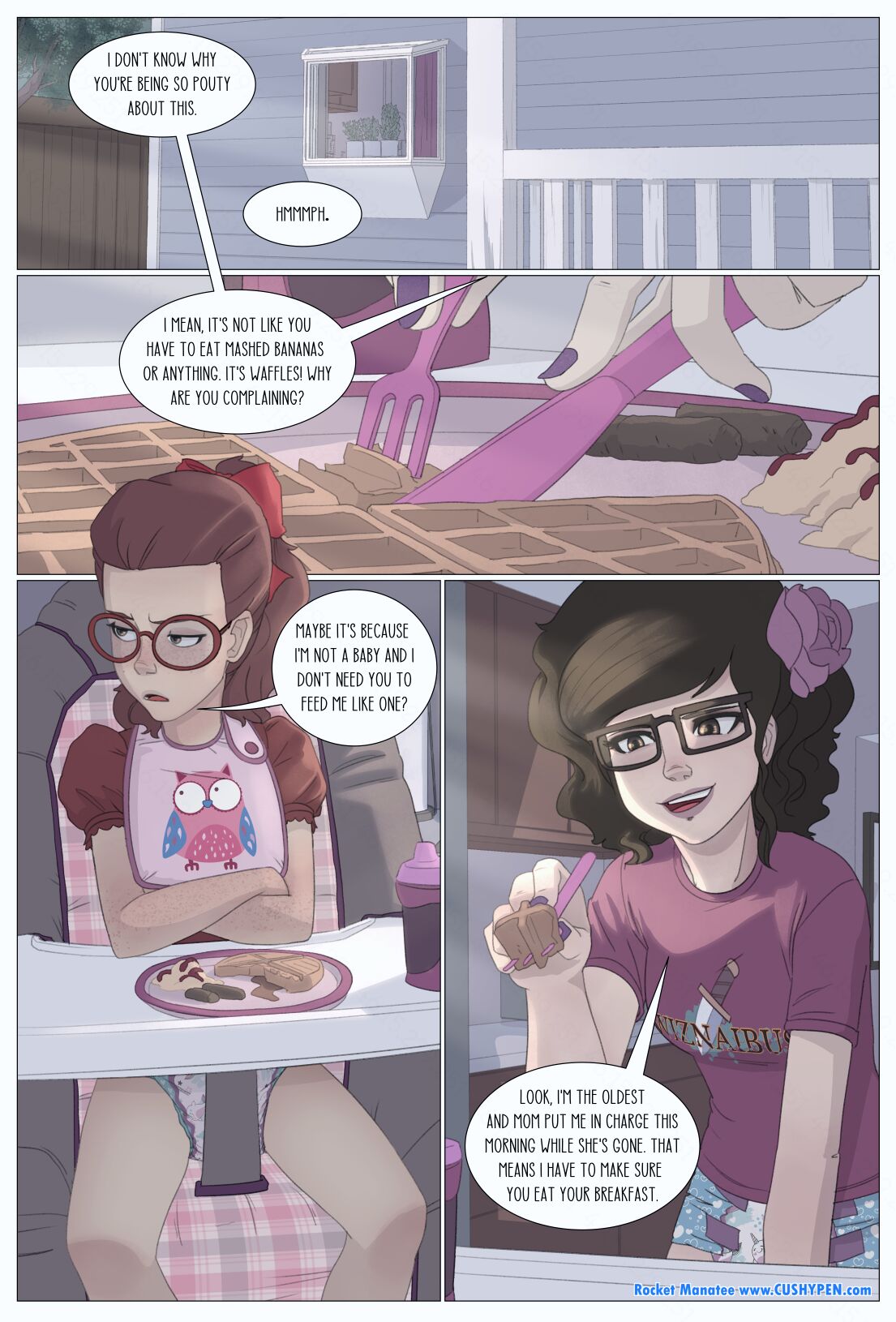 Artist - RocketManatee / Viola and Penny - FULL COMIC page 1 full