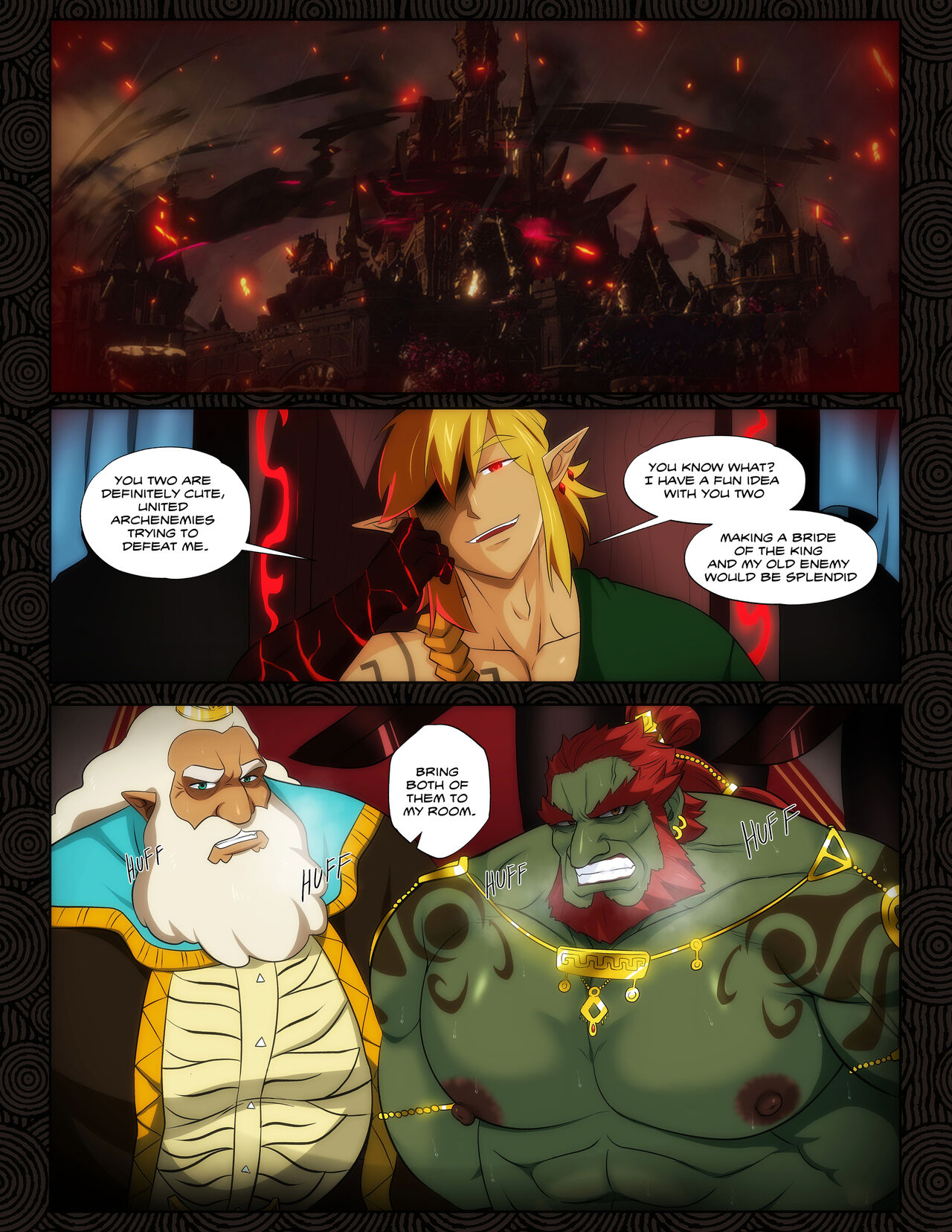 Passion In The Kingdom : Link X Ganondorf/King Rhoam page 2 full