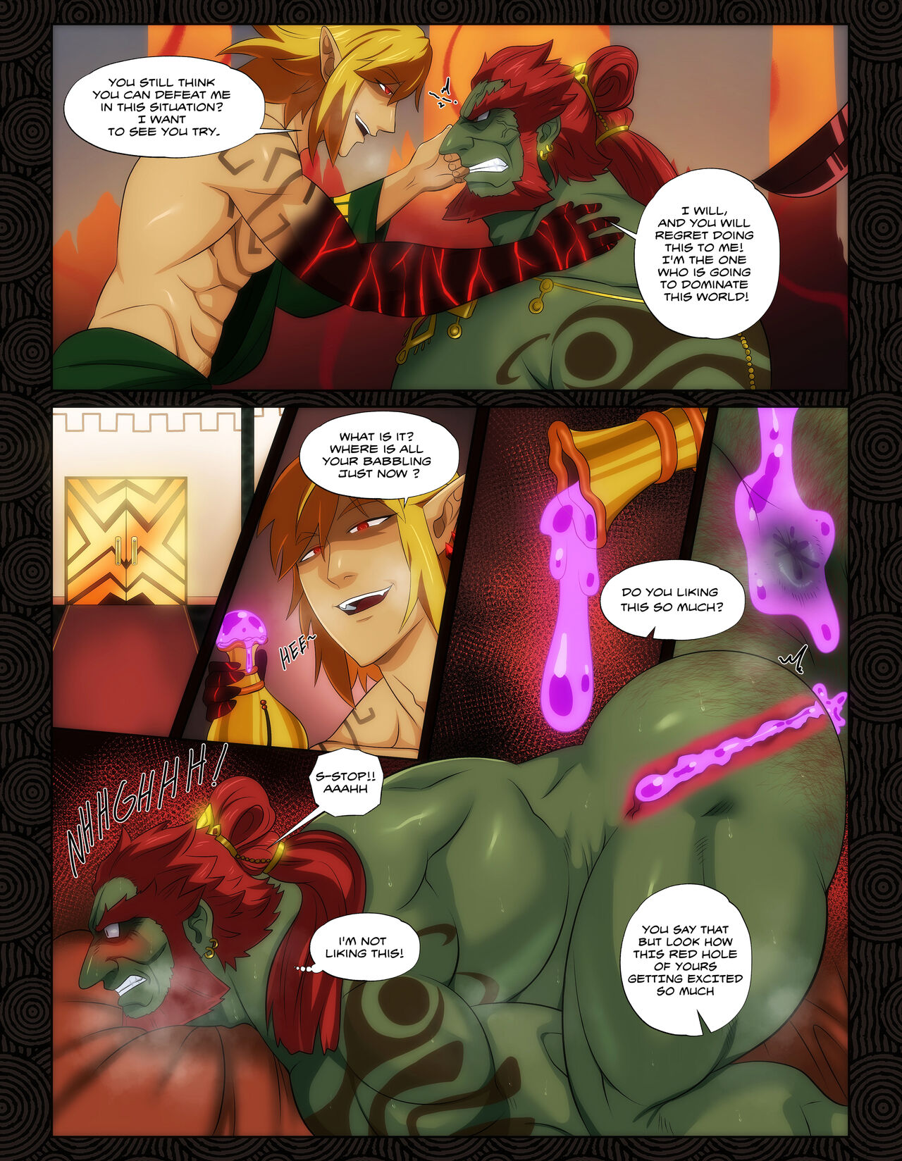 Passion In The Kingdom : Link X Ganondorf/King Rhoam page 3 full