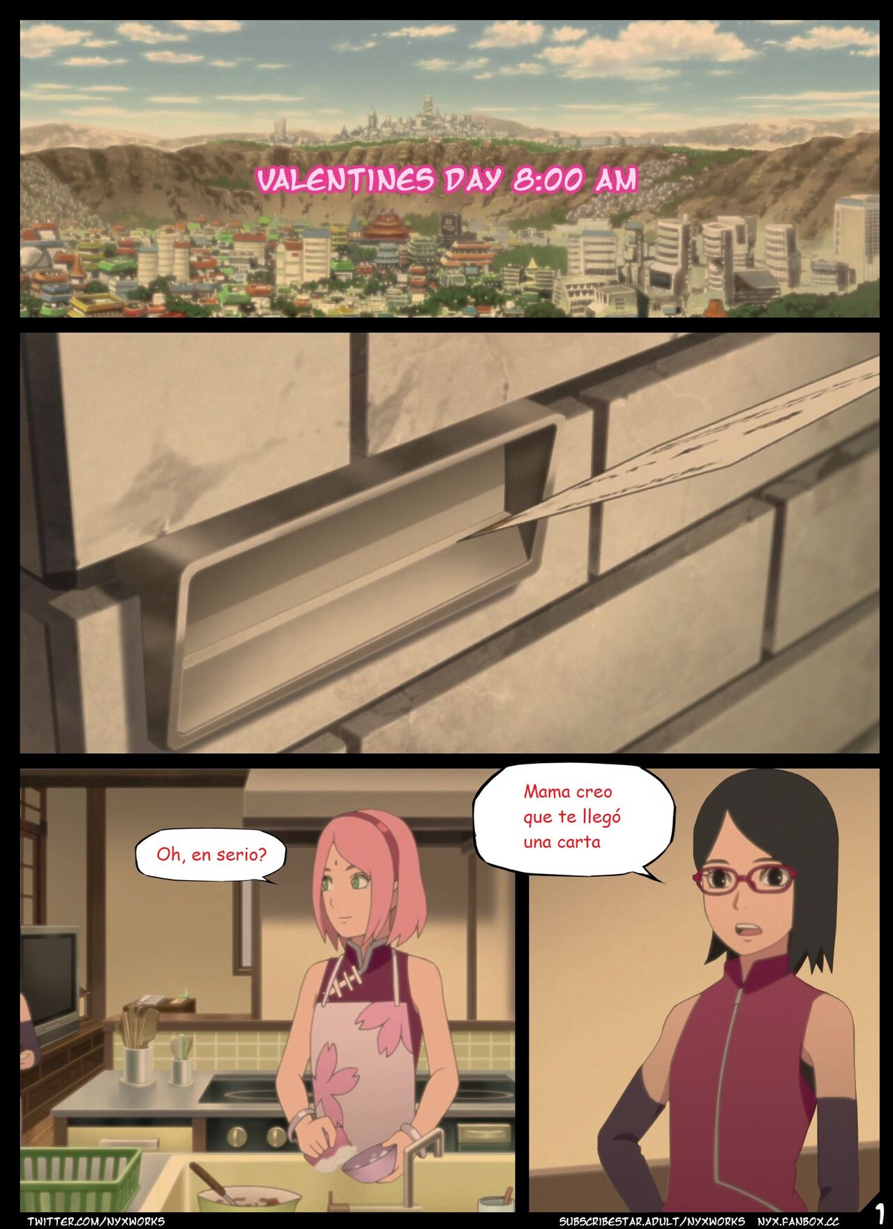 Valentine´s day with Sakura page 2 full