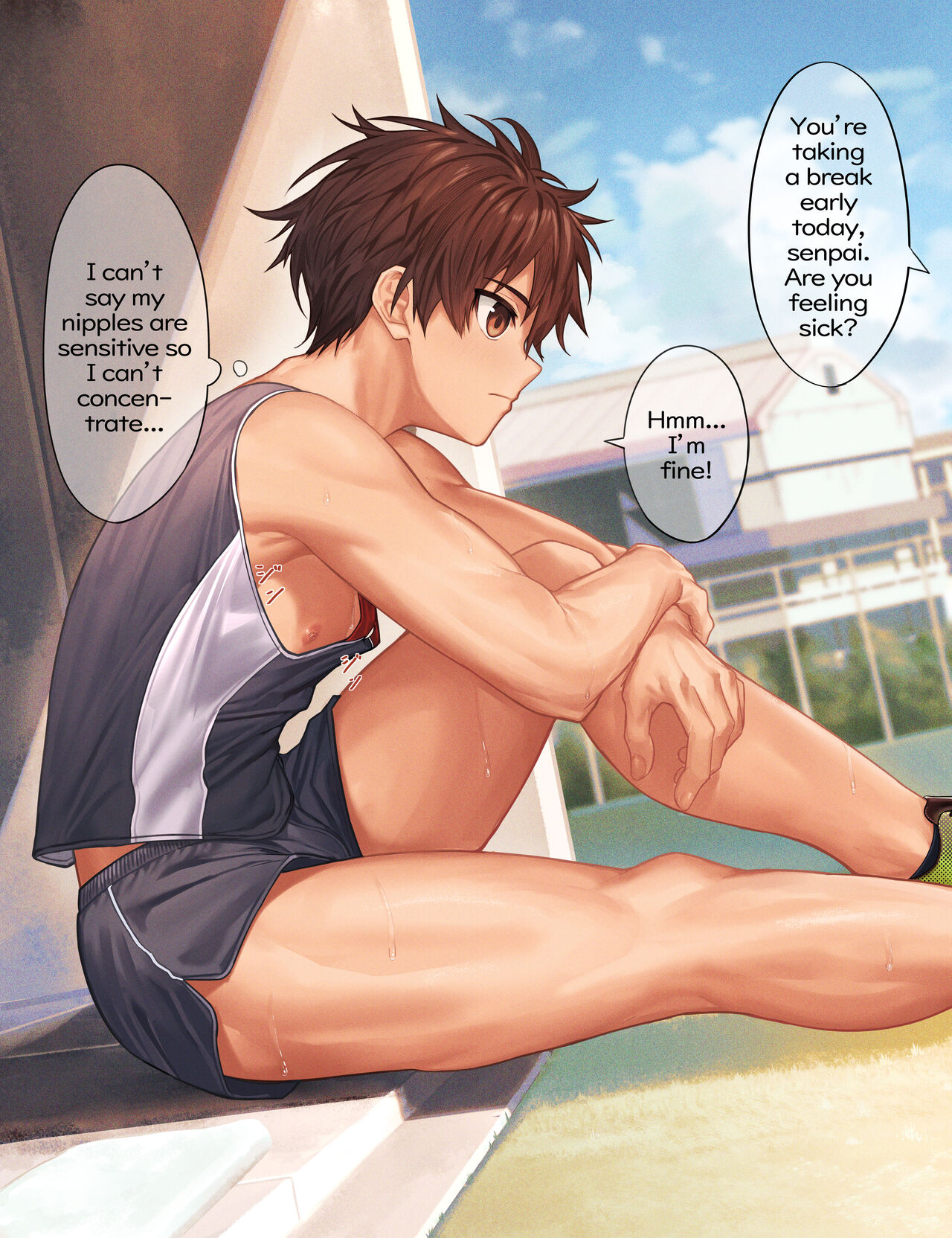 Track and field club-kun's daily break page 1 full