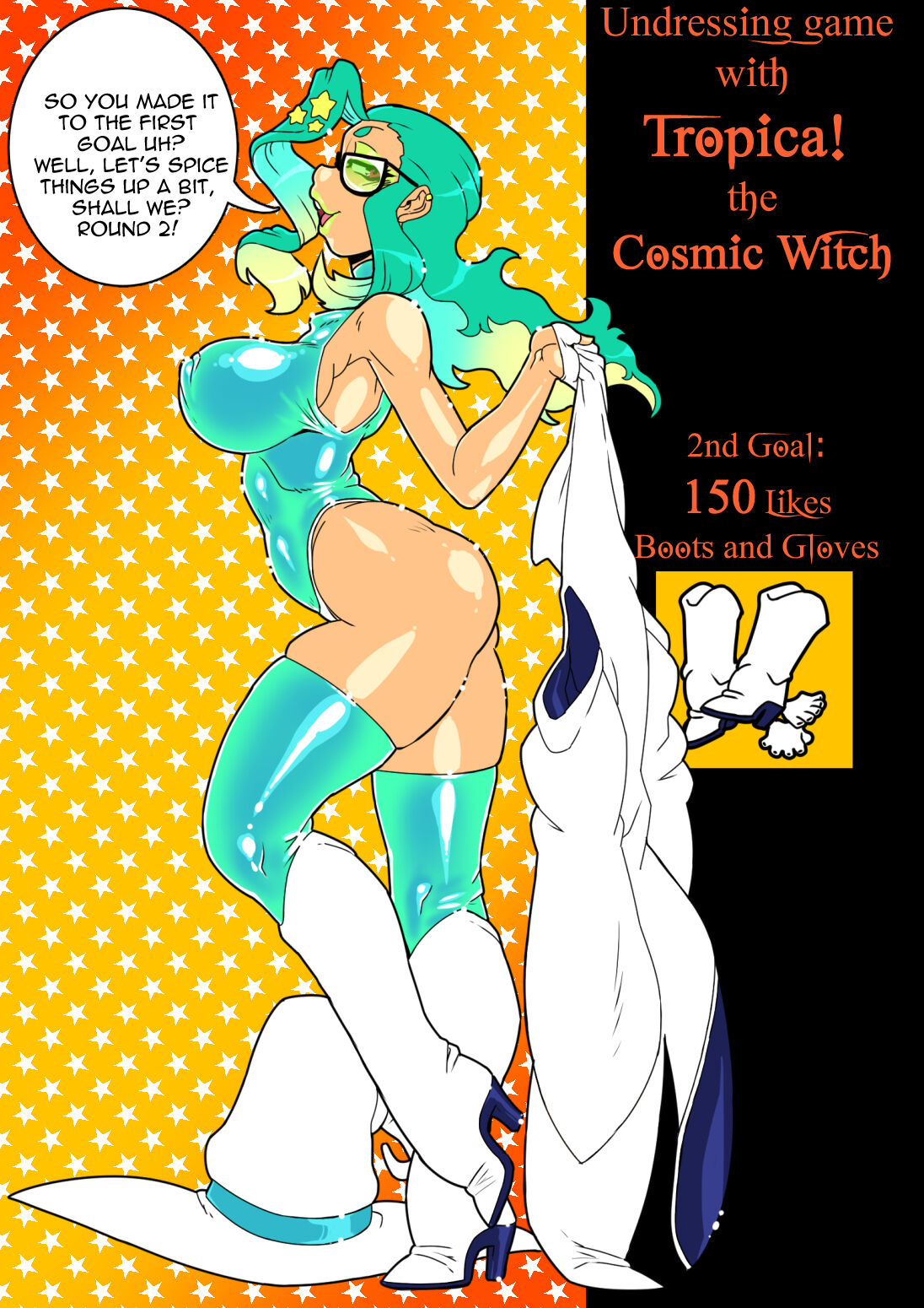 Undressing Game with Tropica the Cosmic Witch page 2 full