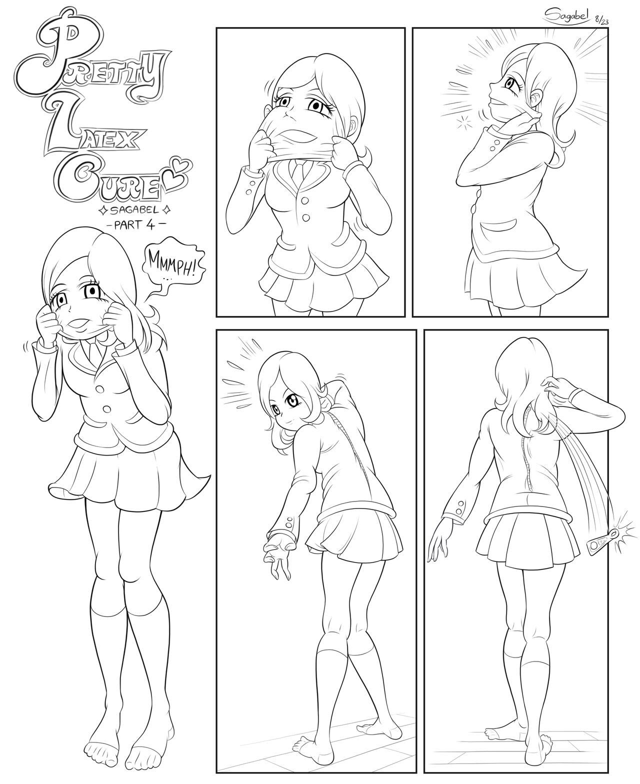 【Sagabel】Pretty Latex Cure page 4 full