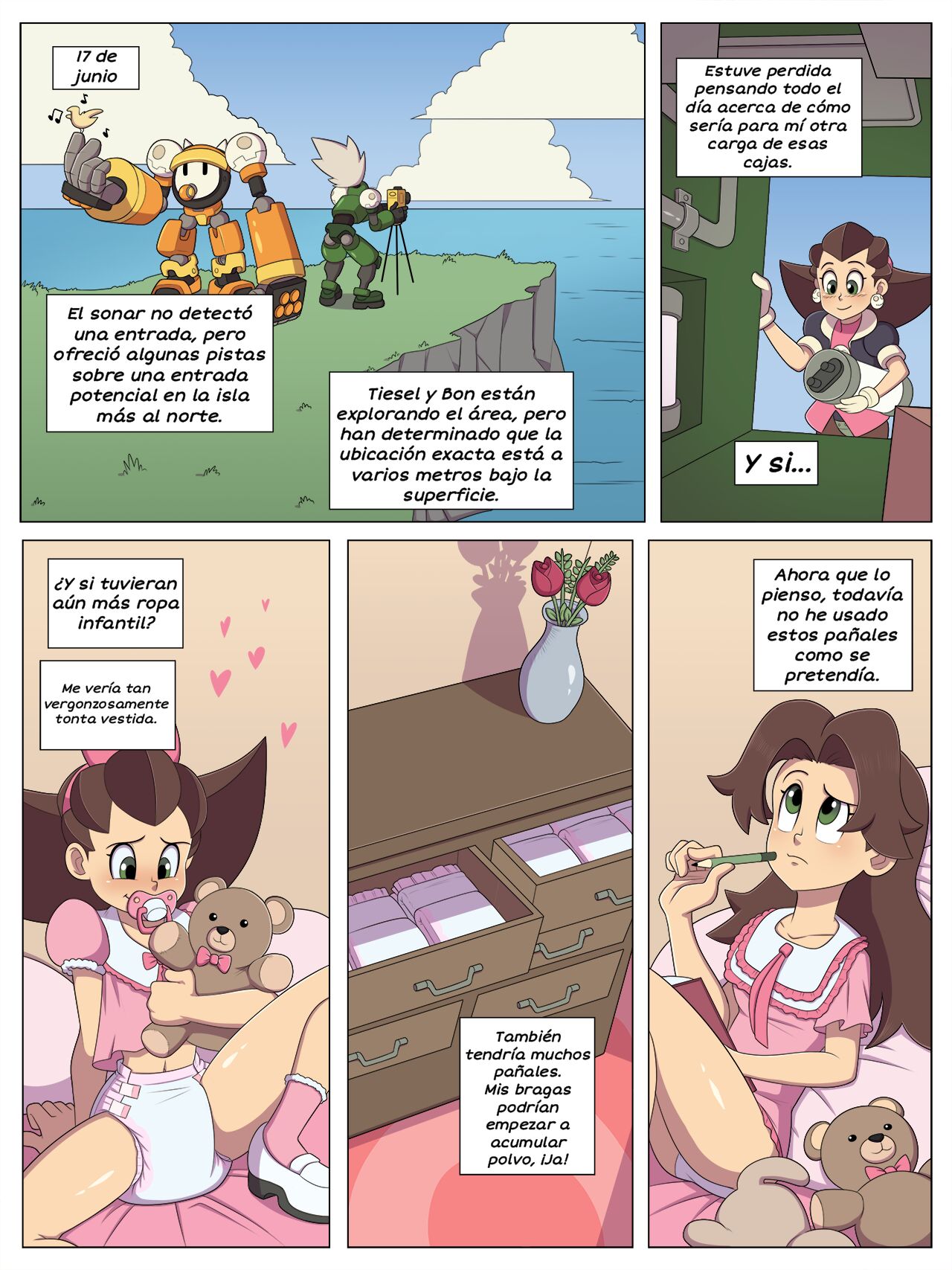 Artista - Pizzabagel / Diario De Un Pirata Aérea - COMIC ESPAÑOL page 8 full