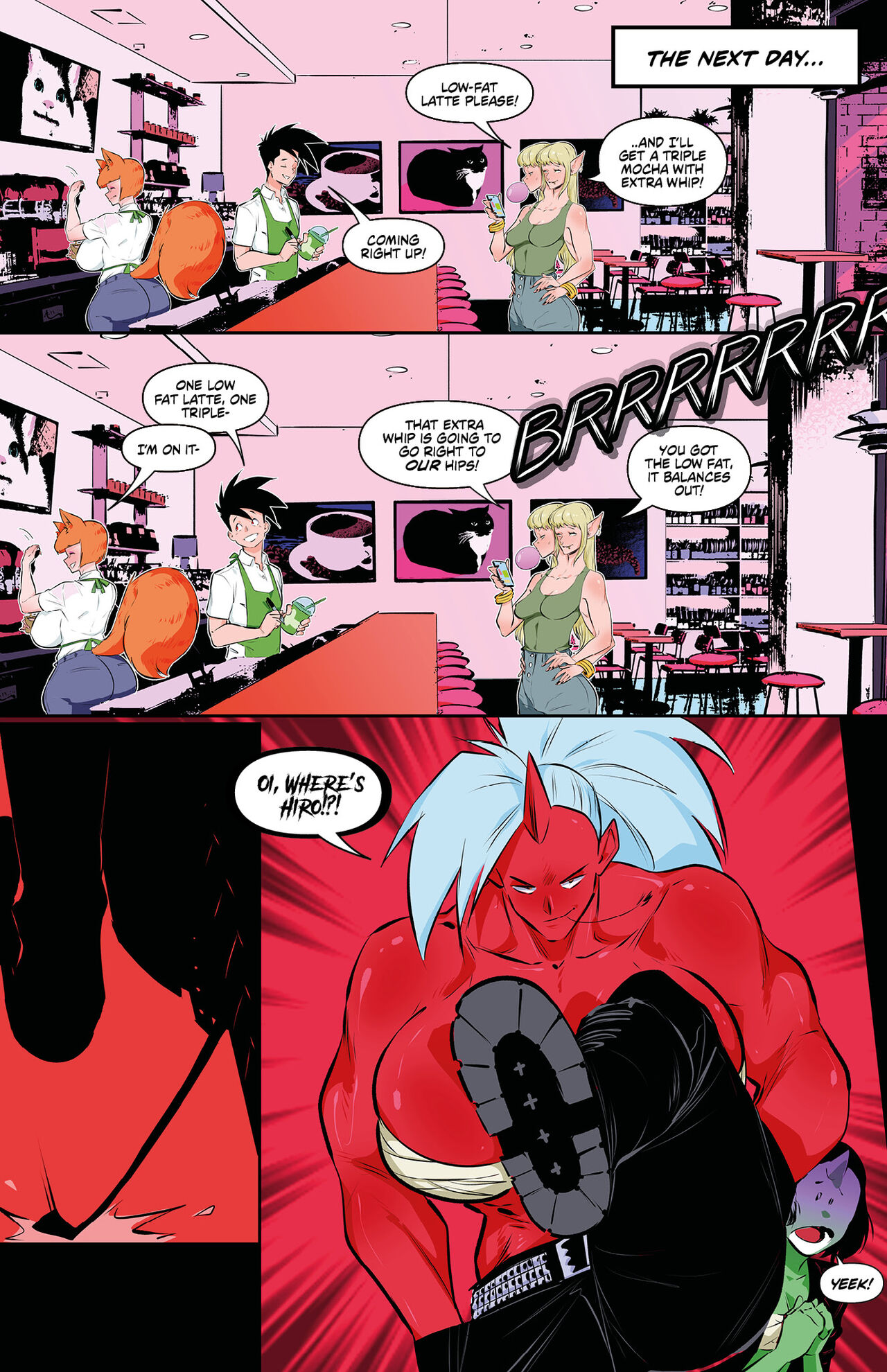 Monster Girl Academy #24 page 4 full