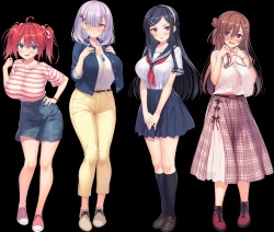 Yuunagi-sou no S-kyuu no Kanojo-tachi 2 Characters sets