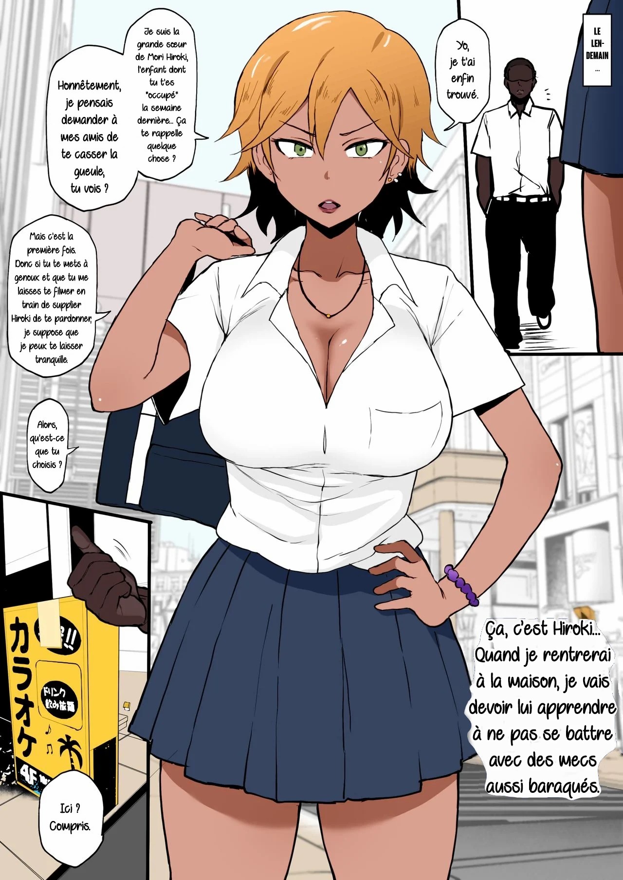 Kokujin No Tenkousei Ni Osananajimi French chap 1-5 color page 6 full