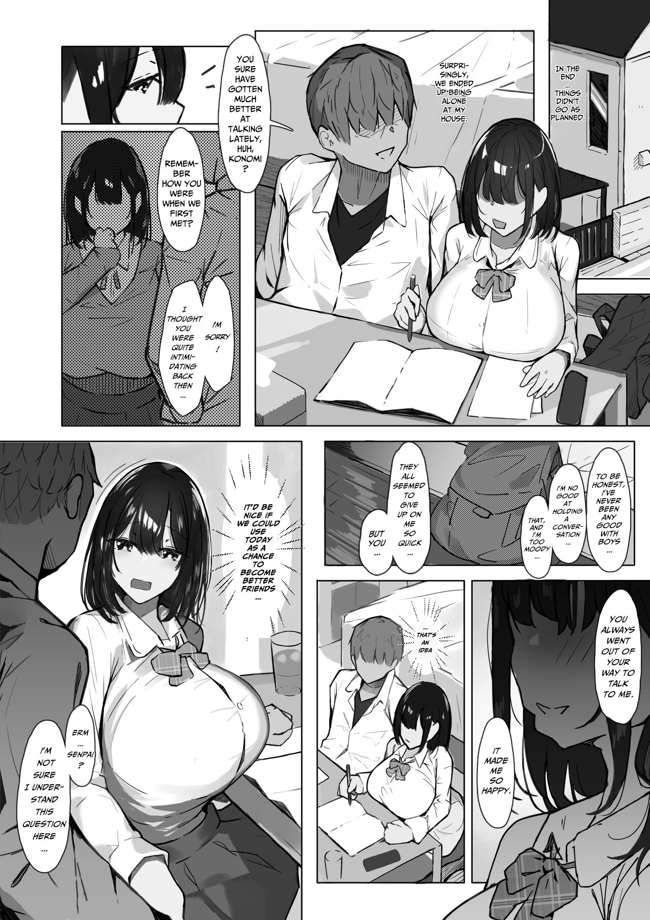 Senpai ni Benkyou Oshiete Morau dake. | It's Just a Study Session with my Senpai. page 4 full