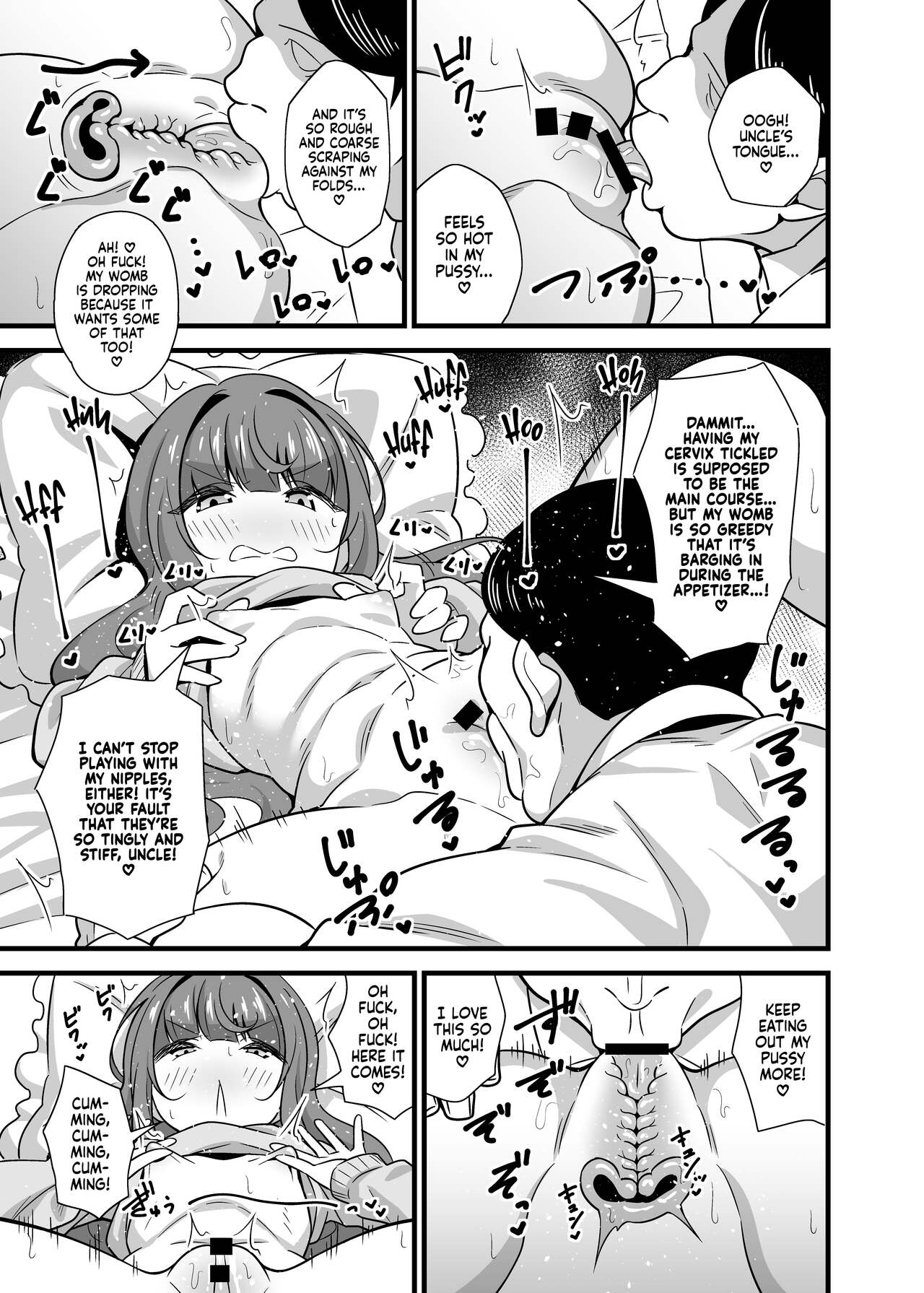 Oji Saimin Donkan na Ojisan wa Mori no Tsuita Mei-kko Senyou Niku Dirudo | Uncle Hypnosis - A Naughty Niece Uses Her Oblivious Uncle As Her Personal Meat Dildo page 10 full