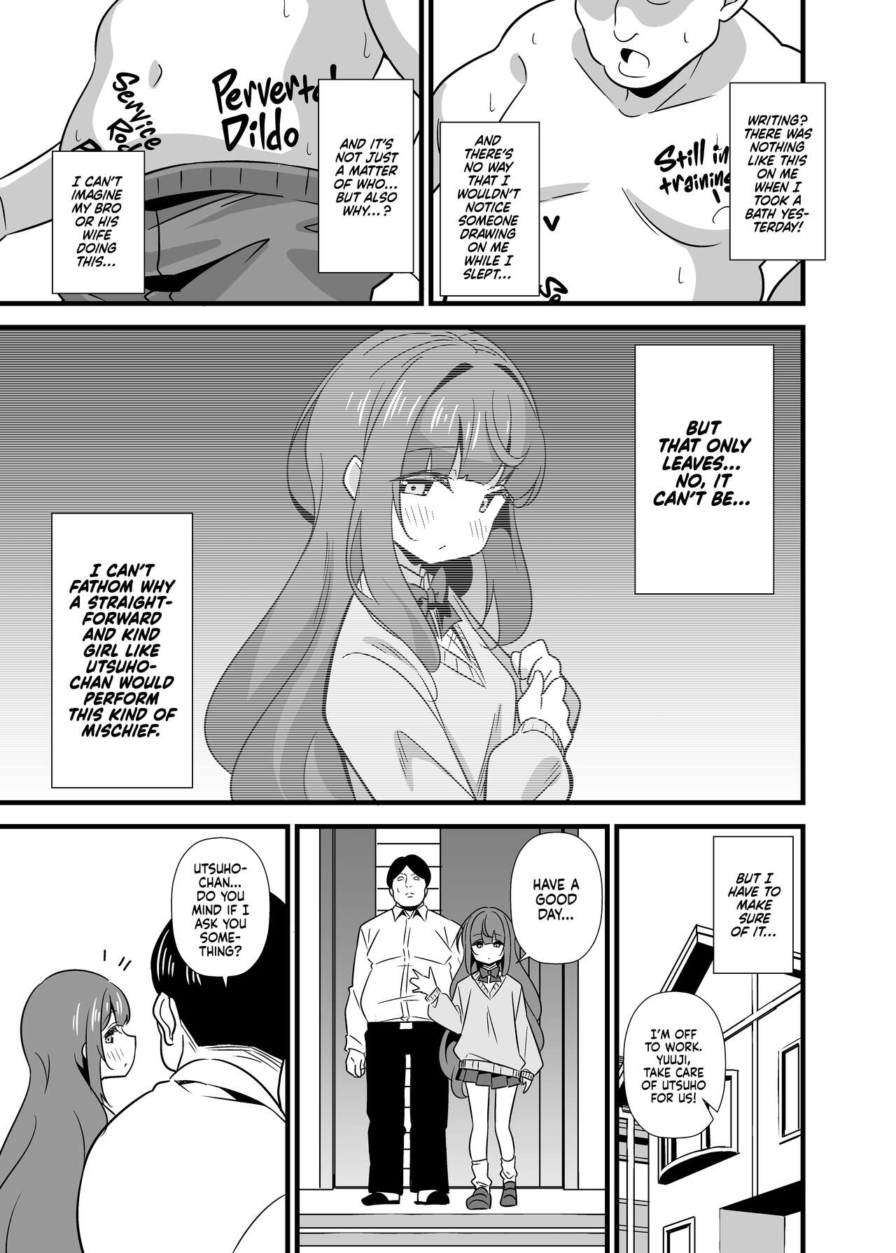 Oji Saimin Donkan na Ojisan wa Mori no Tsuita Mei-kko Senyou Niku Dirudo | Uncle Hypnosis - A Naughty Niece Uses Her Oblivious Uncle As Her Personal Meat Dildo page 4 full
