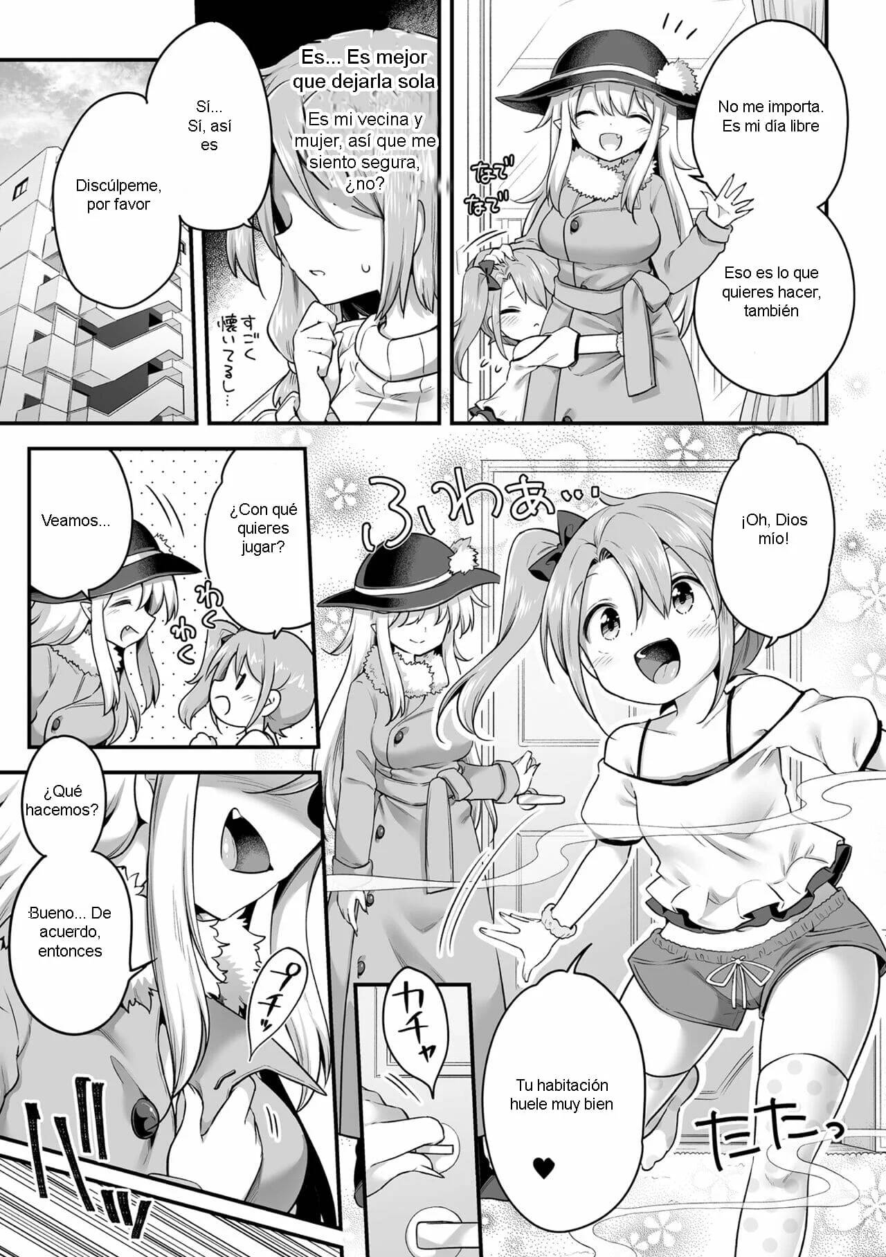 Amasou na Mitsu wa Nerawareru page 3 full