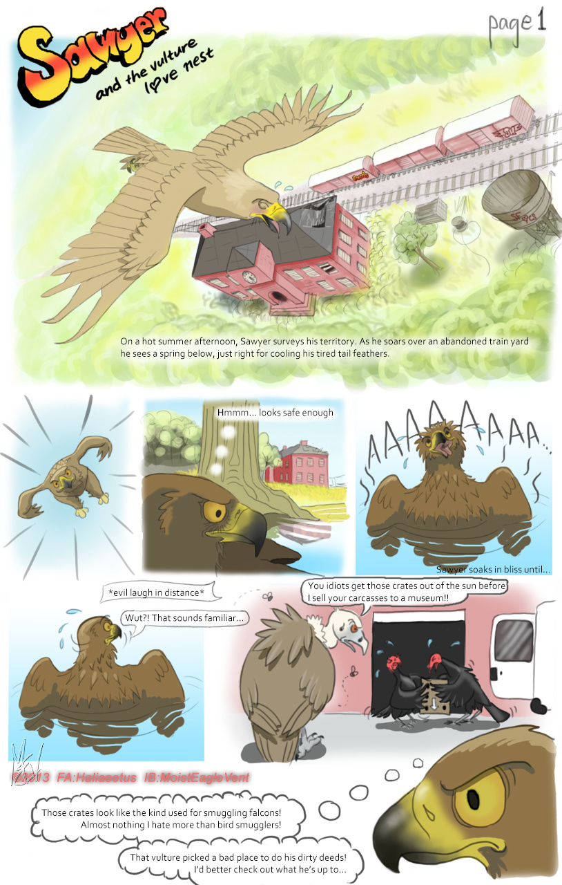Sawyer and the Vulture Love Nest page 1 full