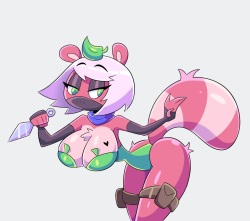 Strawberry the Tanuki