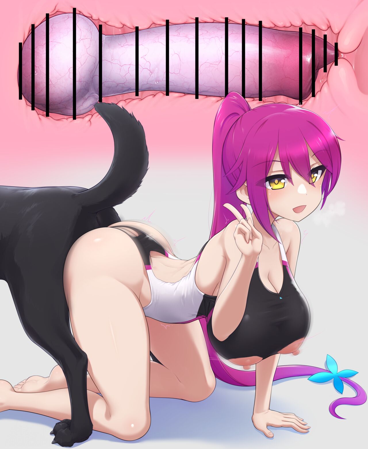 オリキャラちゃん犬姦 page 9 full