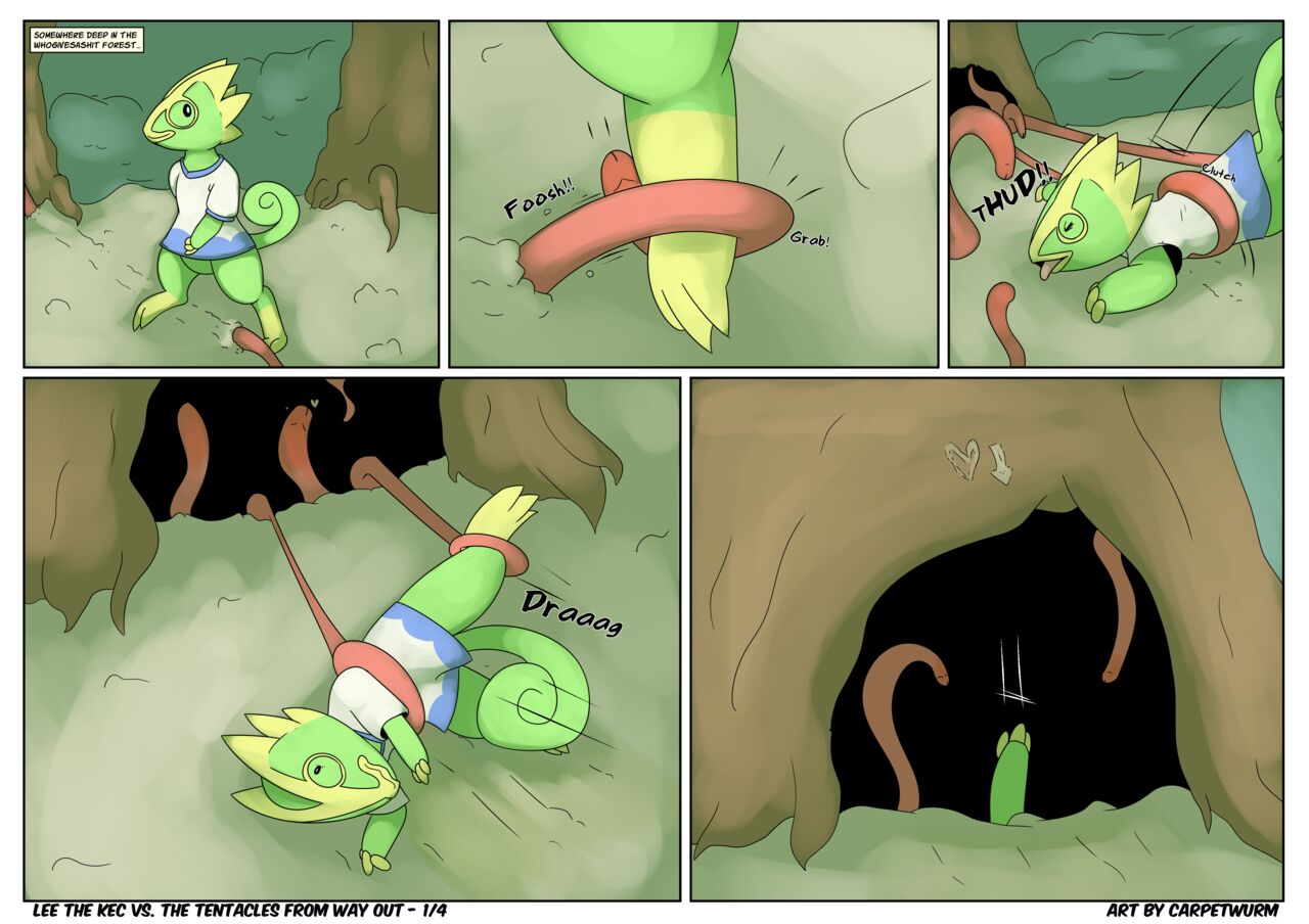 Lee Vs the Tentacles from Way Out page 1 full