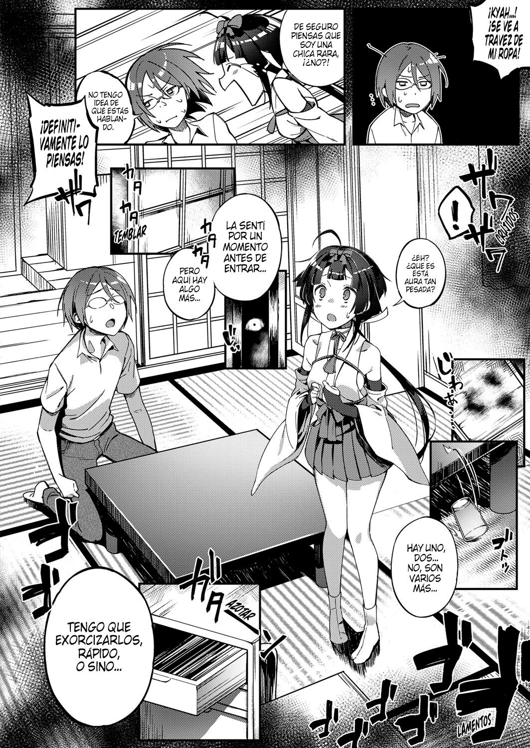 Rei no Onayami Kokan de Kaiketsu! | ¡Es un Placer Deshacerse de los Espiritus! page 4 full