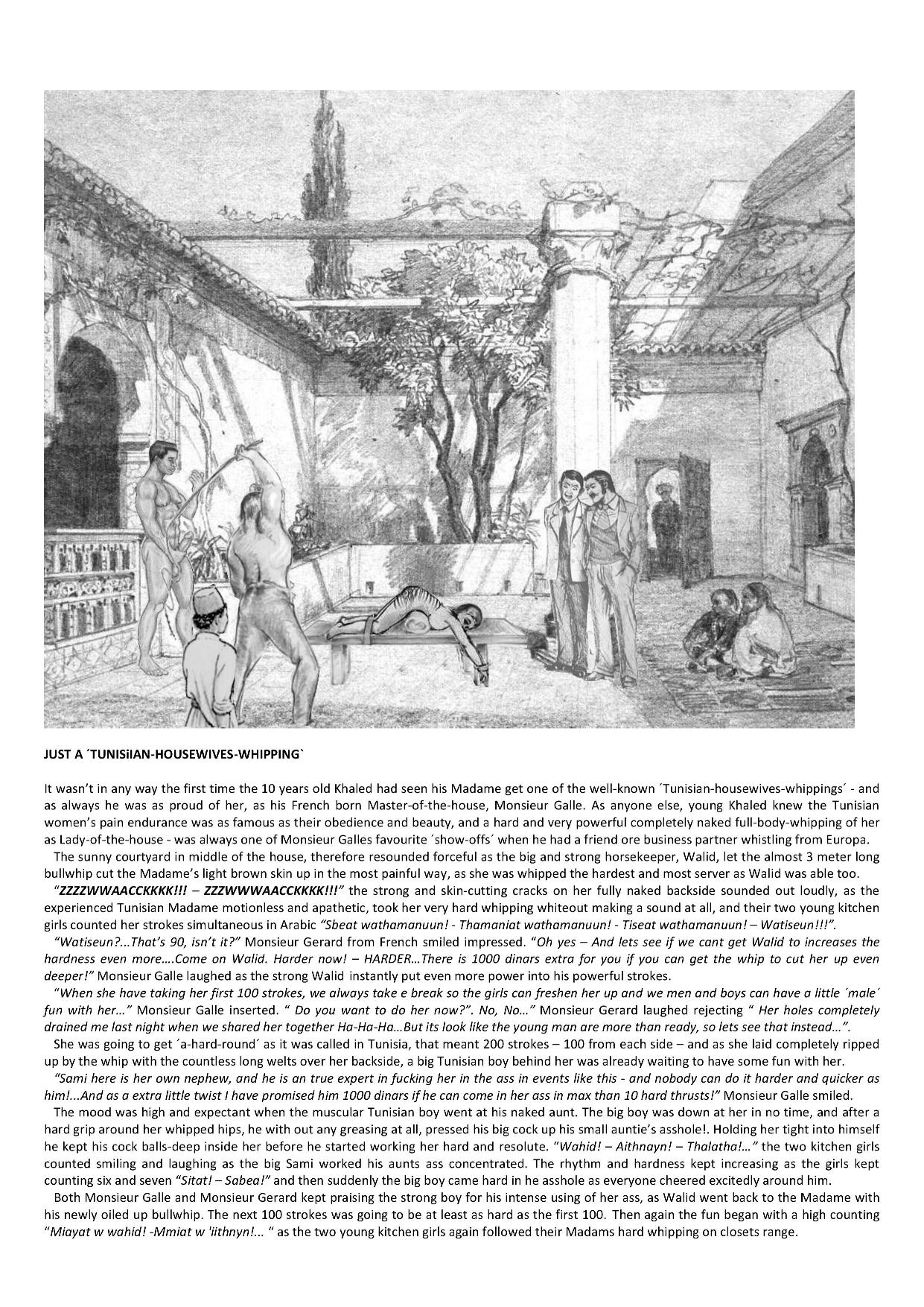 Joseph Farrel Re-drawings with text "Housewives in despair 3" page 2 full