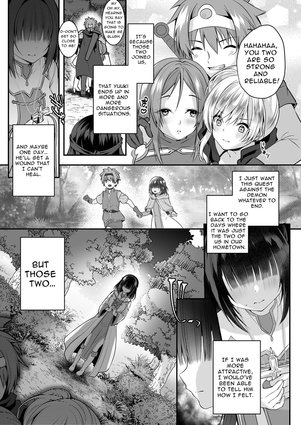 Yami Ochi Sister no Marunomi Kairaku Osen ~NTR Shi ni kuru Yatsu Zenin Marunomi Sureba Watashi no Kachida yo ne~ | Vore Pleasure Contamination of a Darkly Corrupted Cleric page 4 full