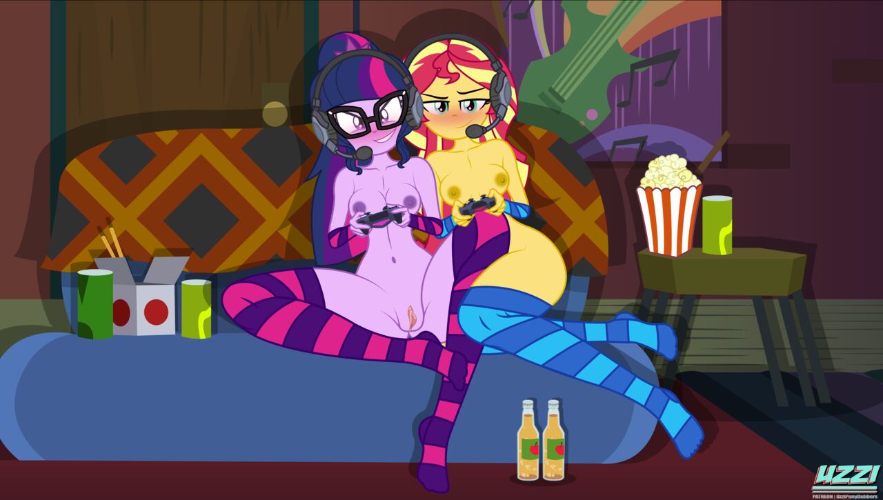 Gamers Sci-Twlight & Sunset Shimmer Nude full by uzzi dash ponydubberx page 2 full