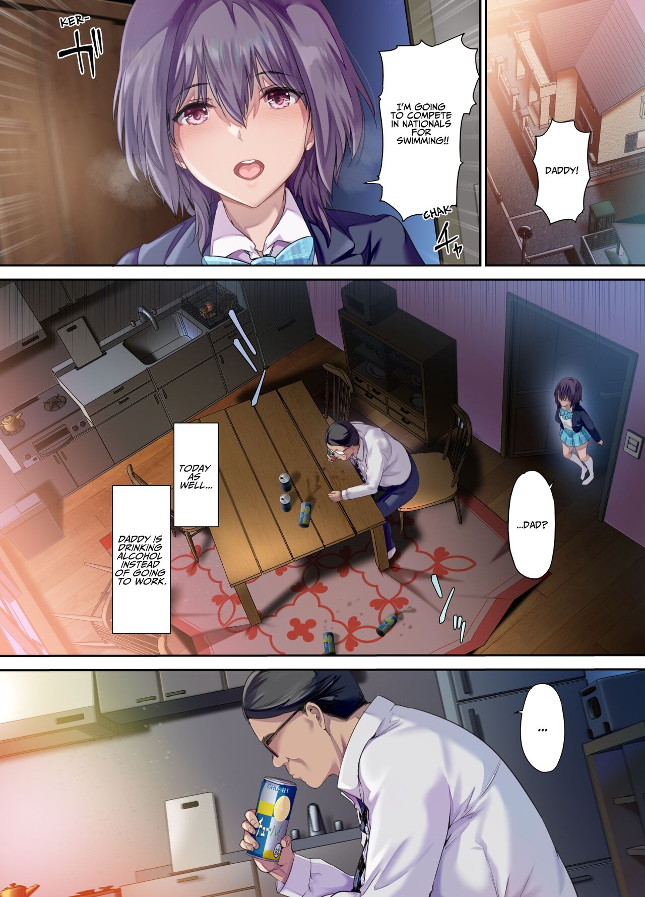 Houkago Dairizuma Sakura -Fuufu no Shinshitsu de Tanetsuke sareru Musume- | Afterschool Substitute Wife -A daughter inseminated in the master bedroom- page 3 full