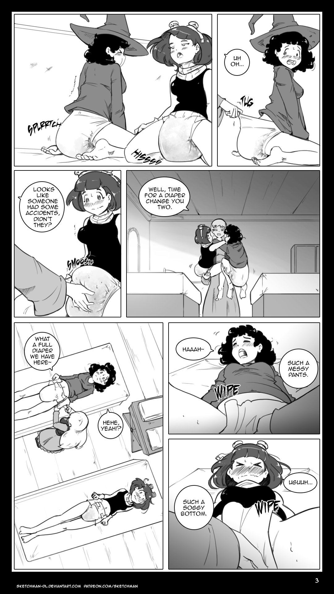 Artist - SketchMan  / Free Magic Trial - COMIC page 3 full