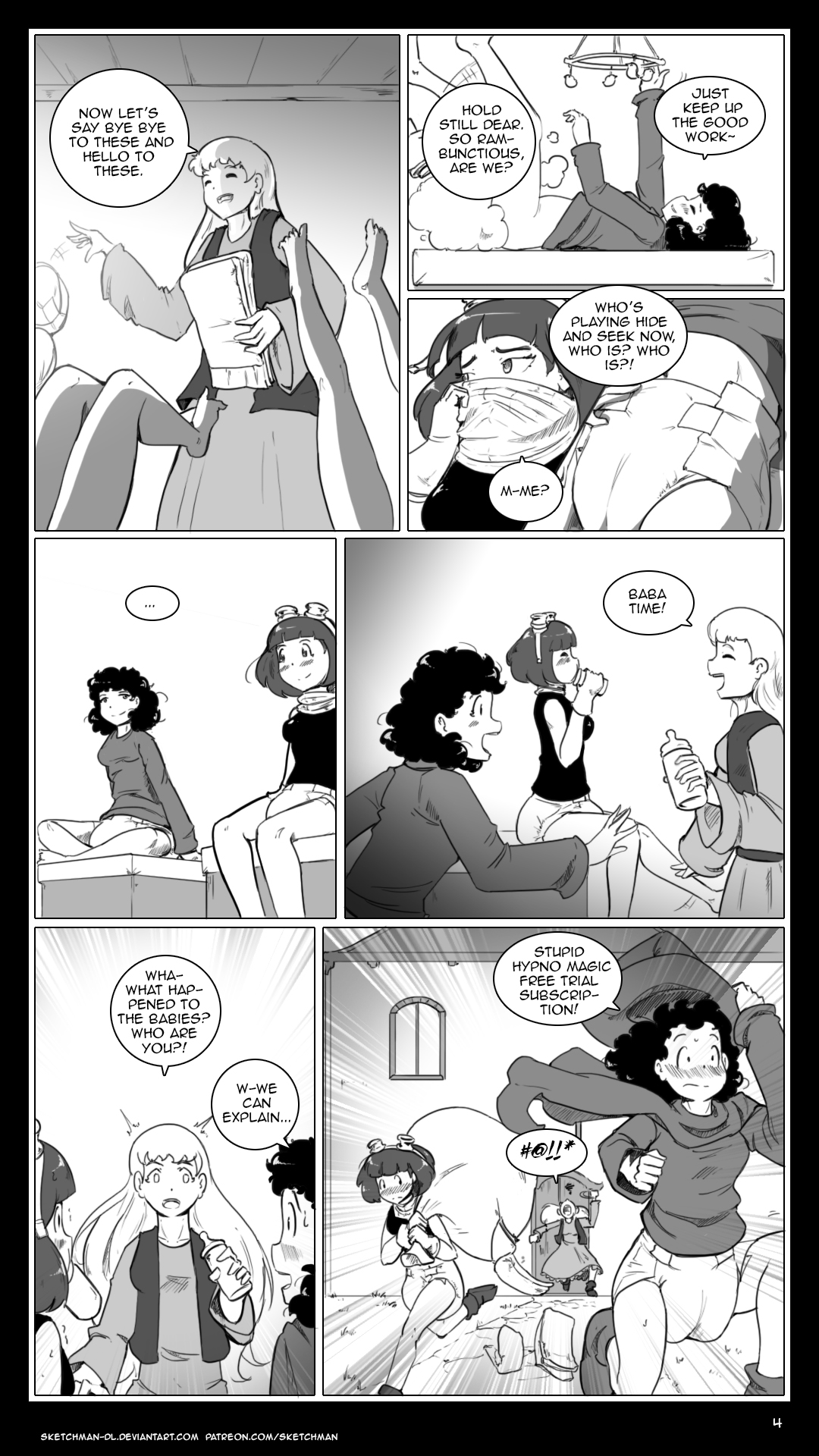Artist - SketchMan  / Free Magic Trial - COMIC page 4 full