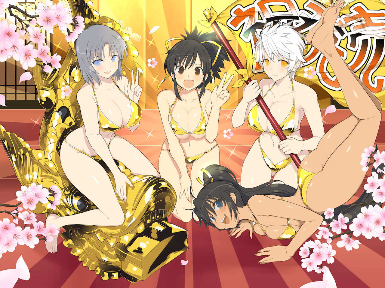 Shinobi Master Senran Kagura New Link Chara Artwork HD page 1 full