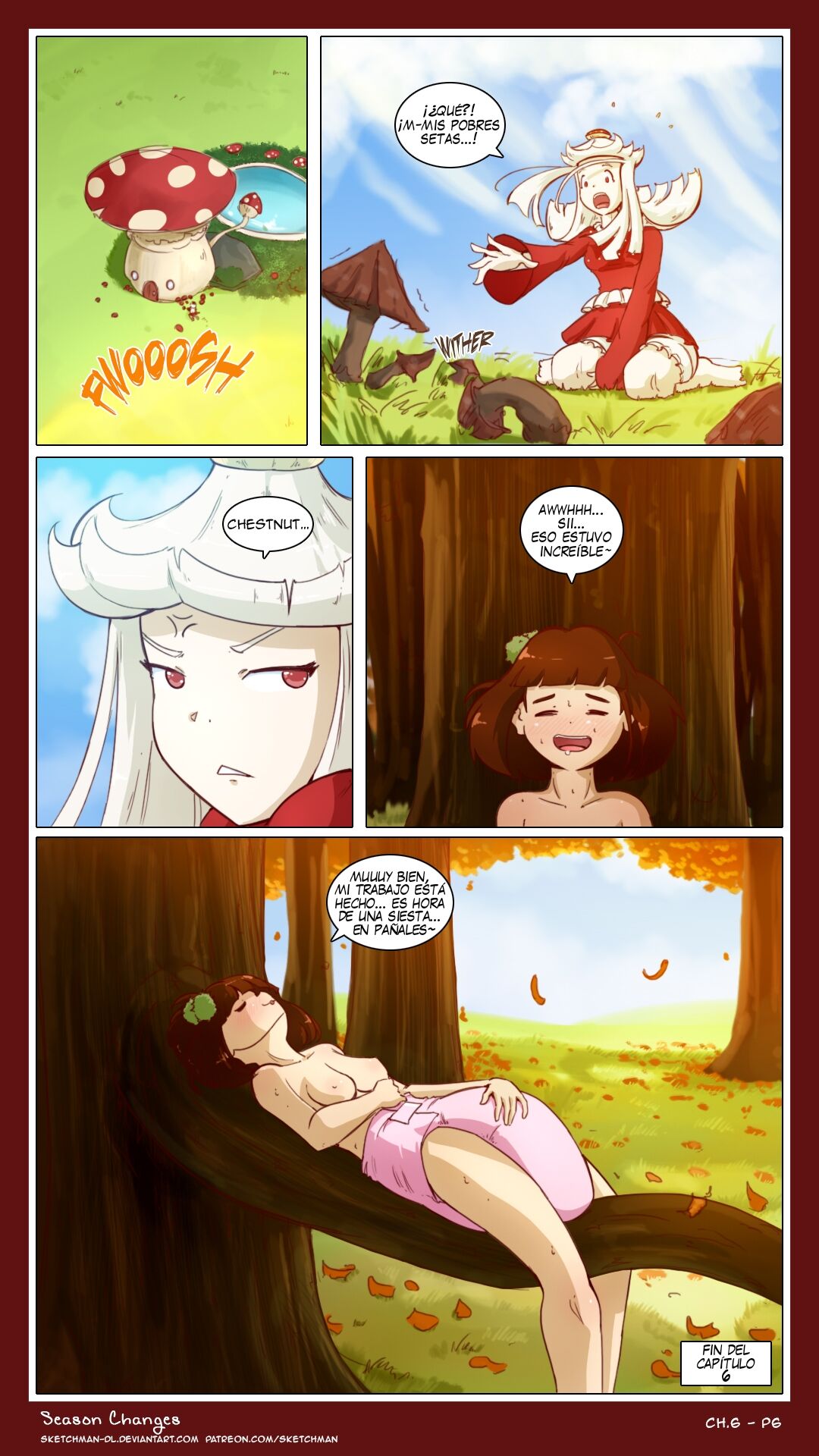 Season Changes  - CÓMIC ESPAÑOL / SketchMan-DL page 6 full