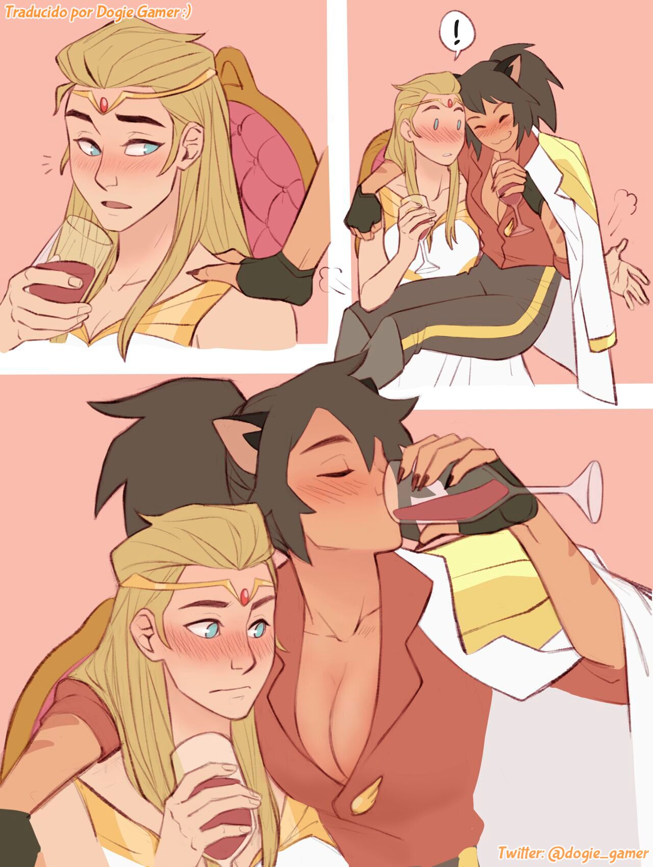 Catradora Comic page 1 full