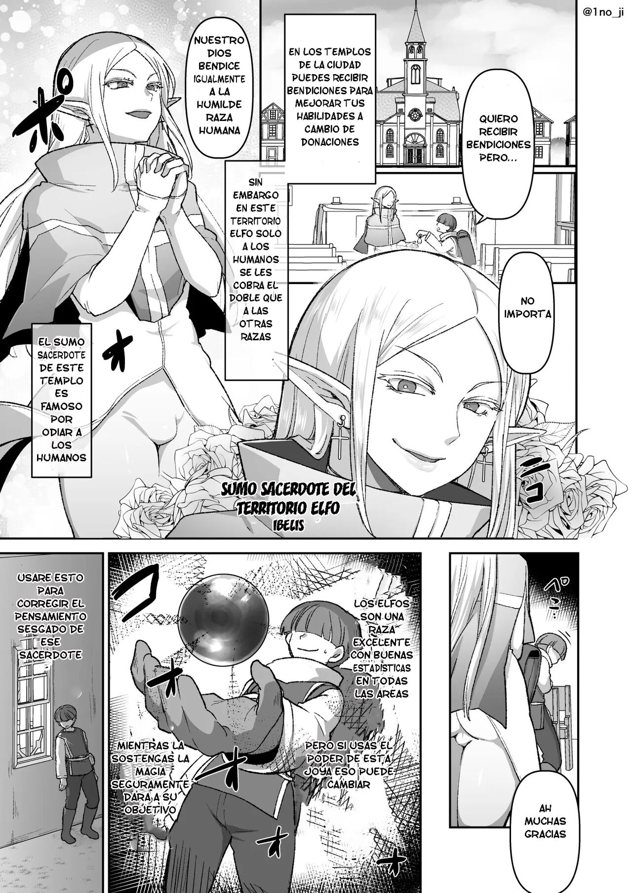 Warui Elf O Shemale Ni Shite Kaishin Saseru Hanashi page 1 full
