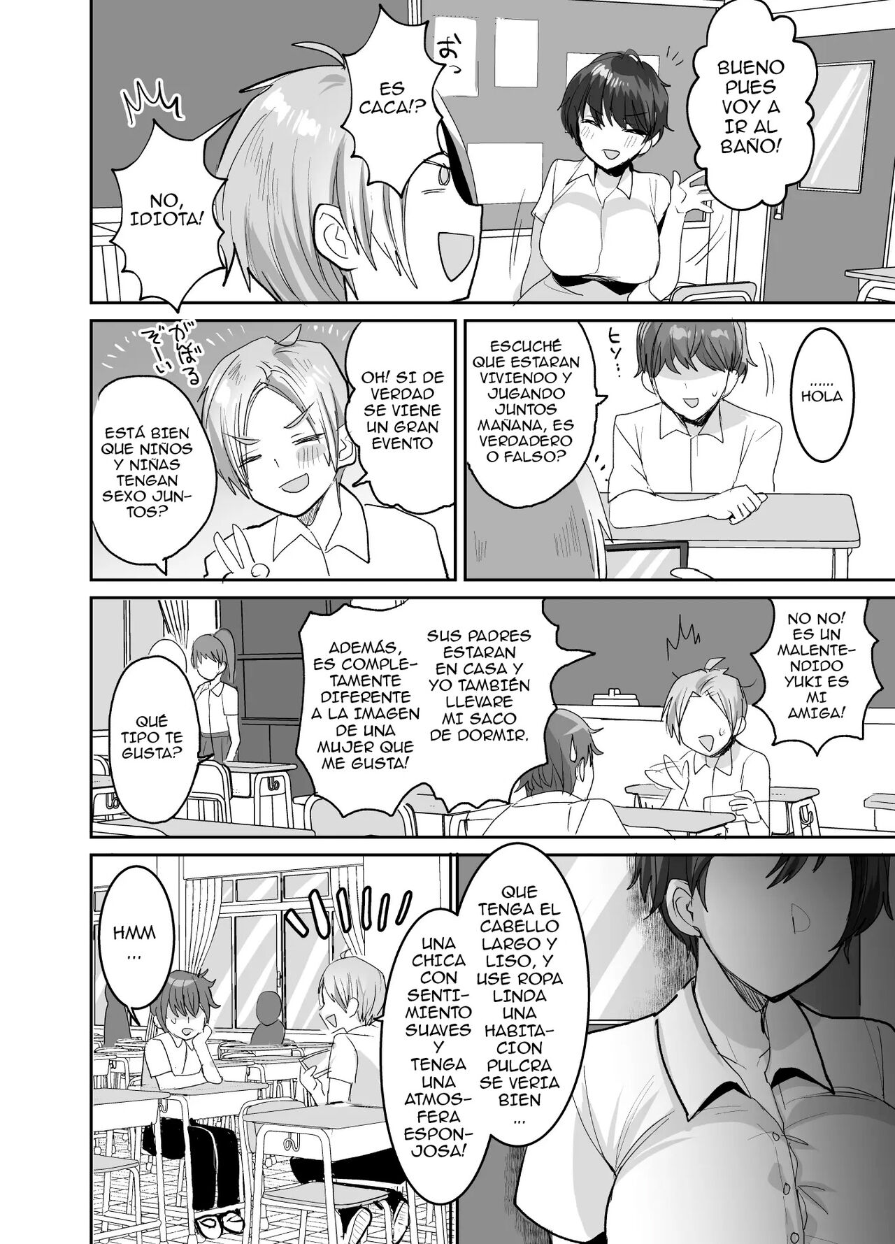 Tomodachidamon ne? ~Kyonyuu Onna Tomodachi ni Semararete Asa made Gachi Nama Koubi!~ | ¿Somos amigos, verdad? ~Una amiga de grandes pechos me obligó a tener sexo rudo hasta la mañana.〜 page 2 full