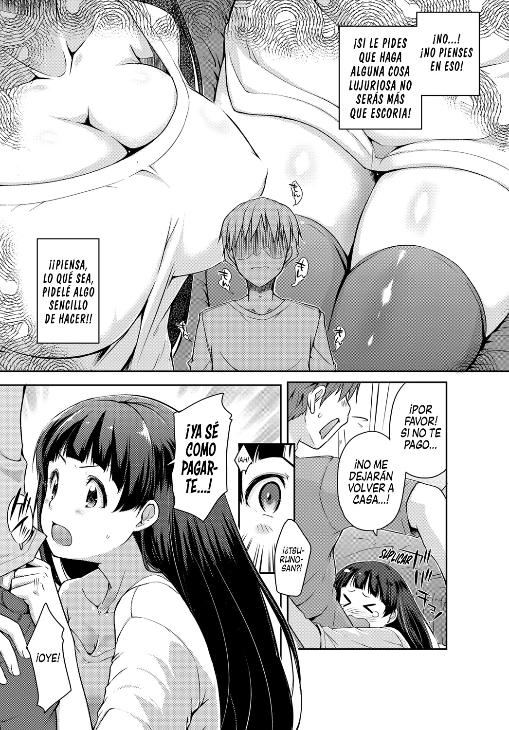 Tsuruno-san wa Tonikaku On o Kaeshitai. | Tsuruno-san me quiere Pagar de Cualquier Manera. page 5 full