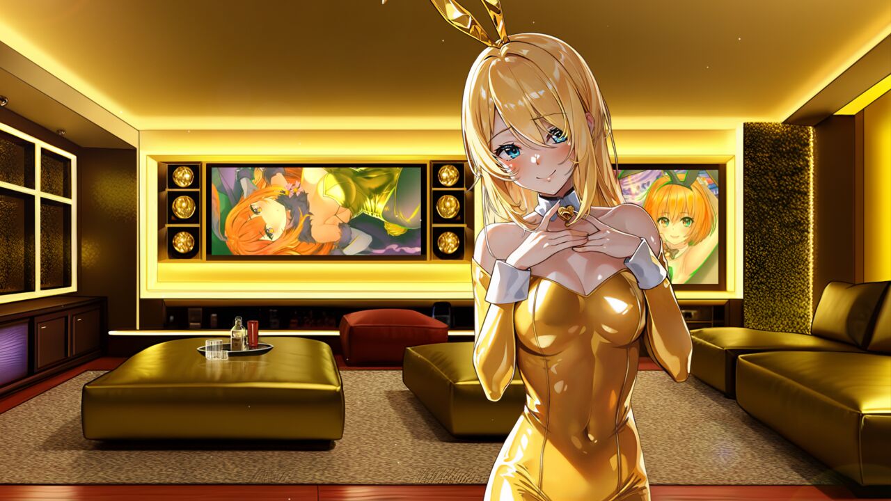 Bunnygirl With Golden Tummy page 4 full