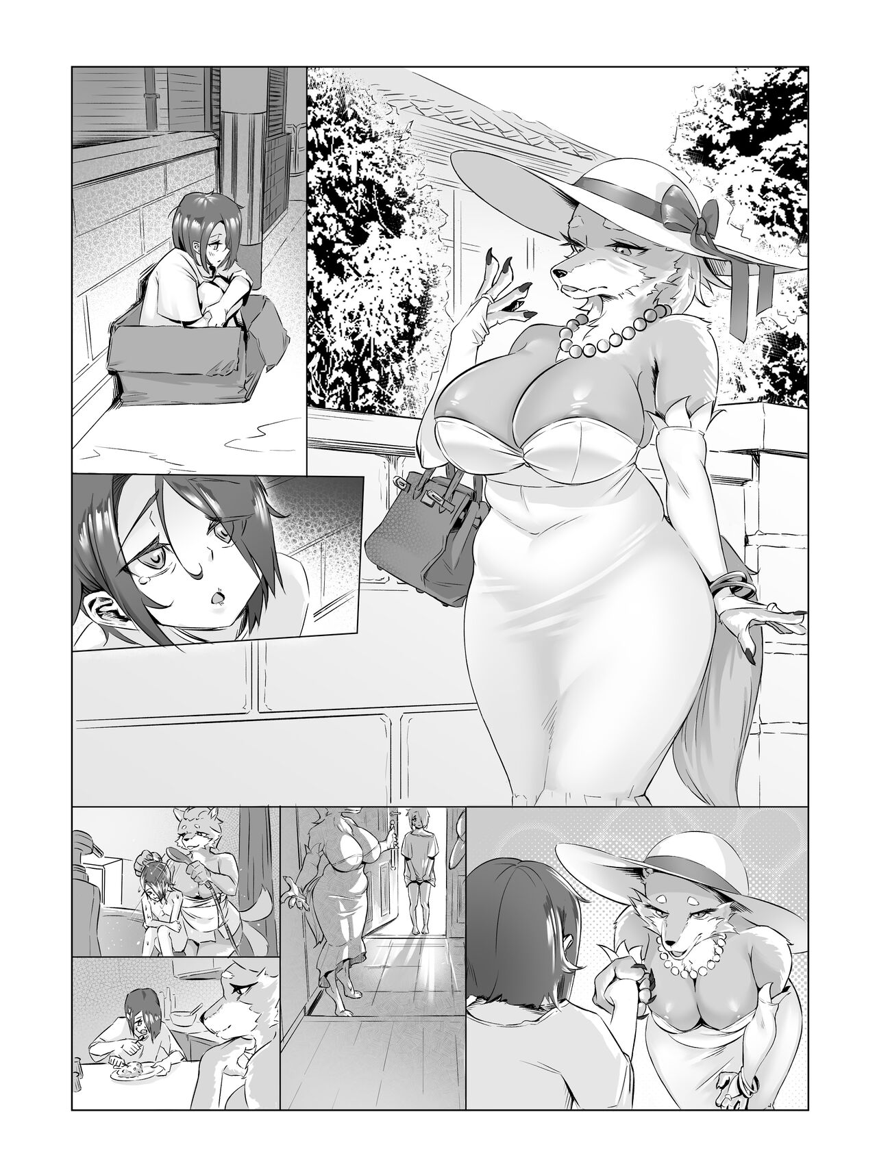 A Wolf-Wife Who Wants to Keep a Human page 1 full