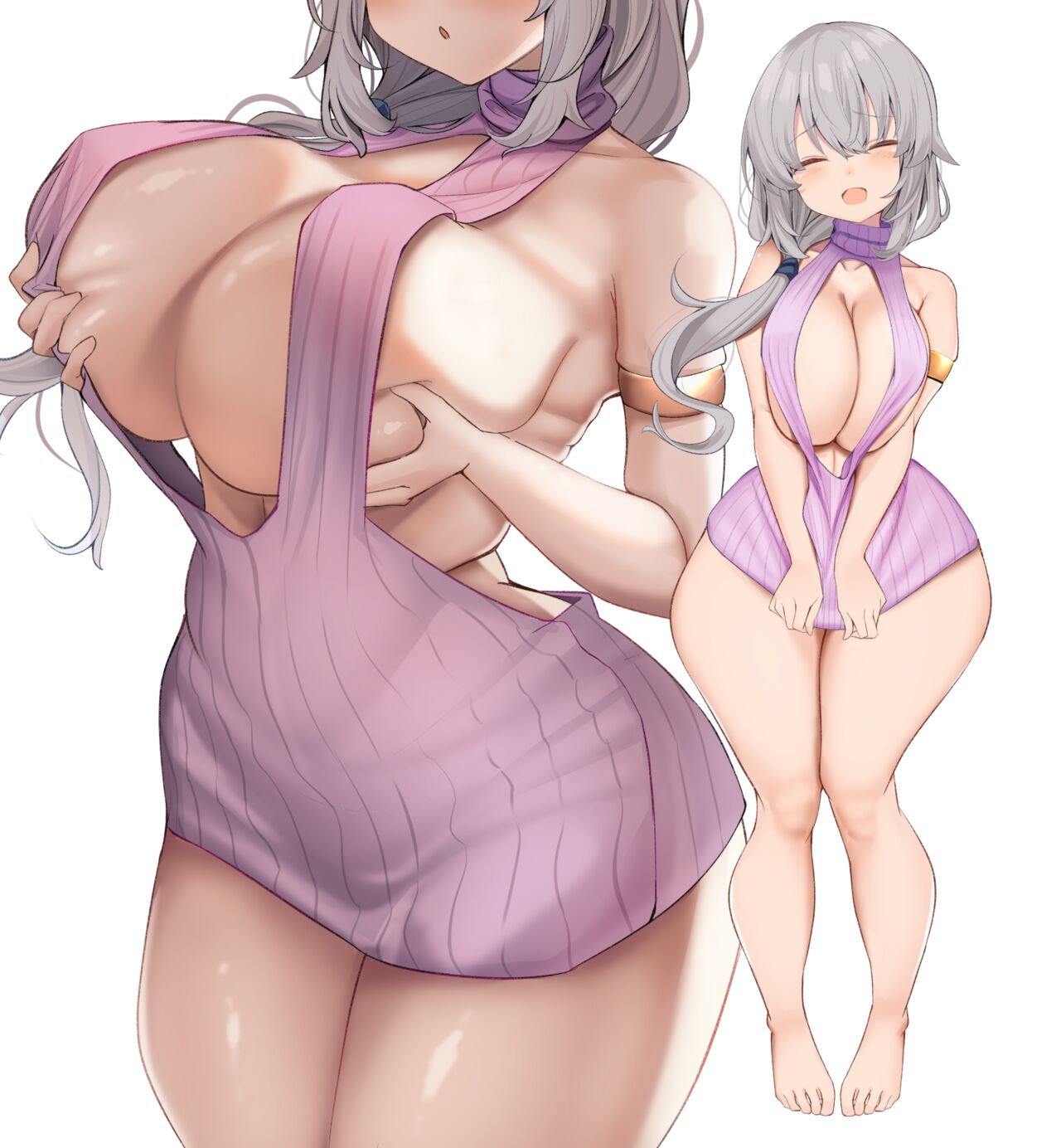 My Fetish Collection 14 : Virgin Killer Sweater | 露背毛衣 page 3 full