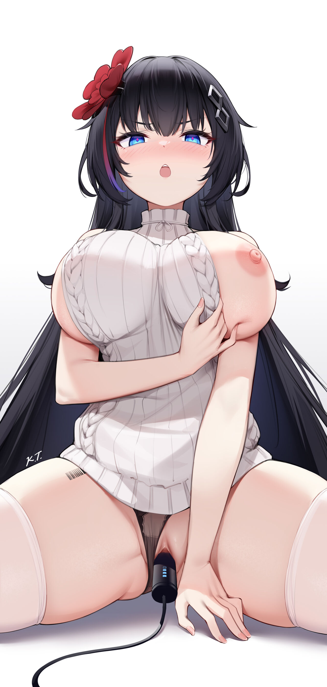 My Fetish Collection 14 : Virgin Killer Sweater | 露背毛衣 page 9 full