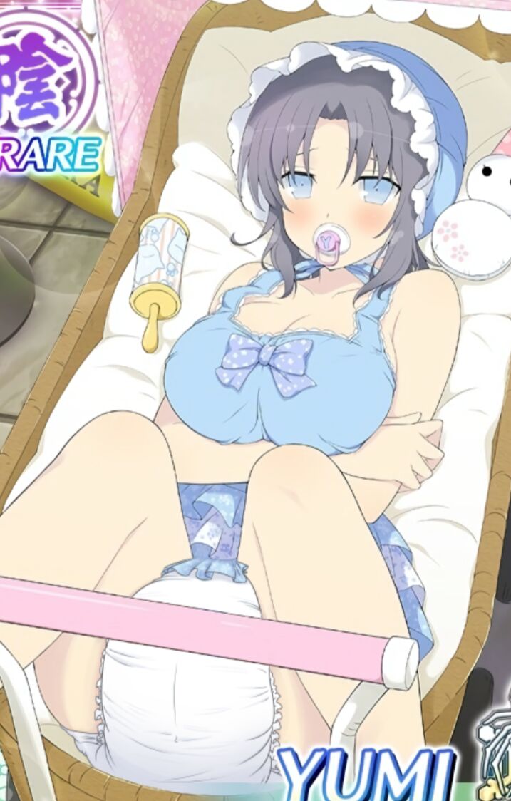 Senran Kagura Official Art That Includes Diapers page 1 full