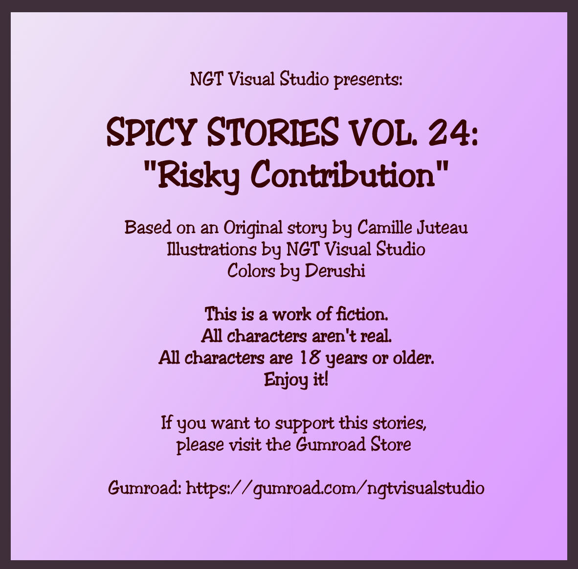 NGT Spicy Stories 24 - Risky Contribution page 2 full