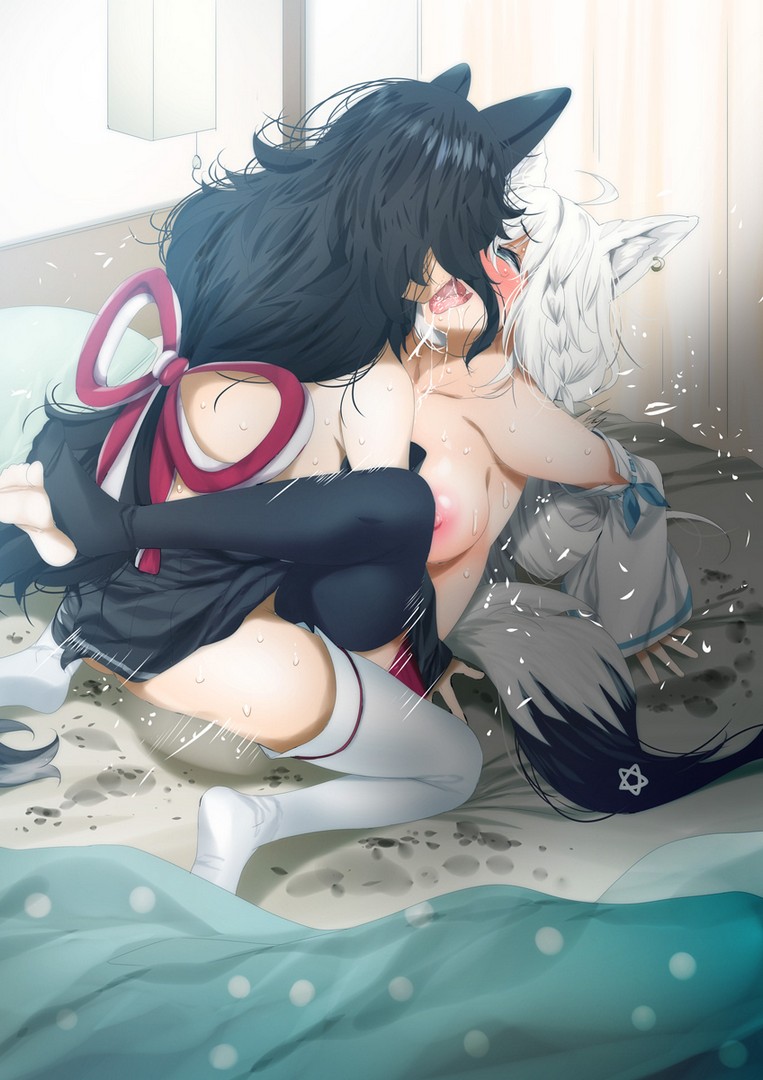 Ookami Mio and Fumihiko  _ Danbooru page 4 full