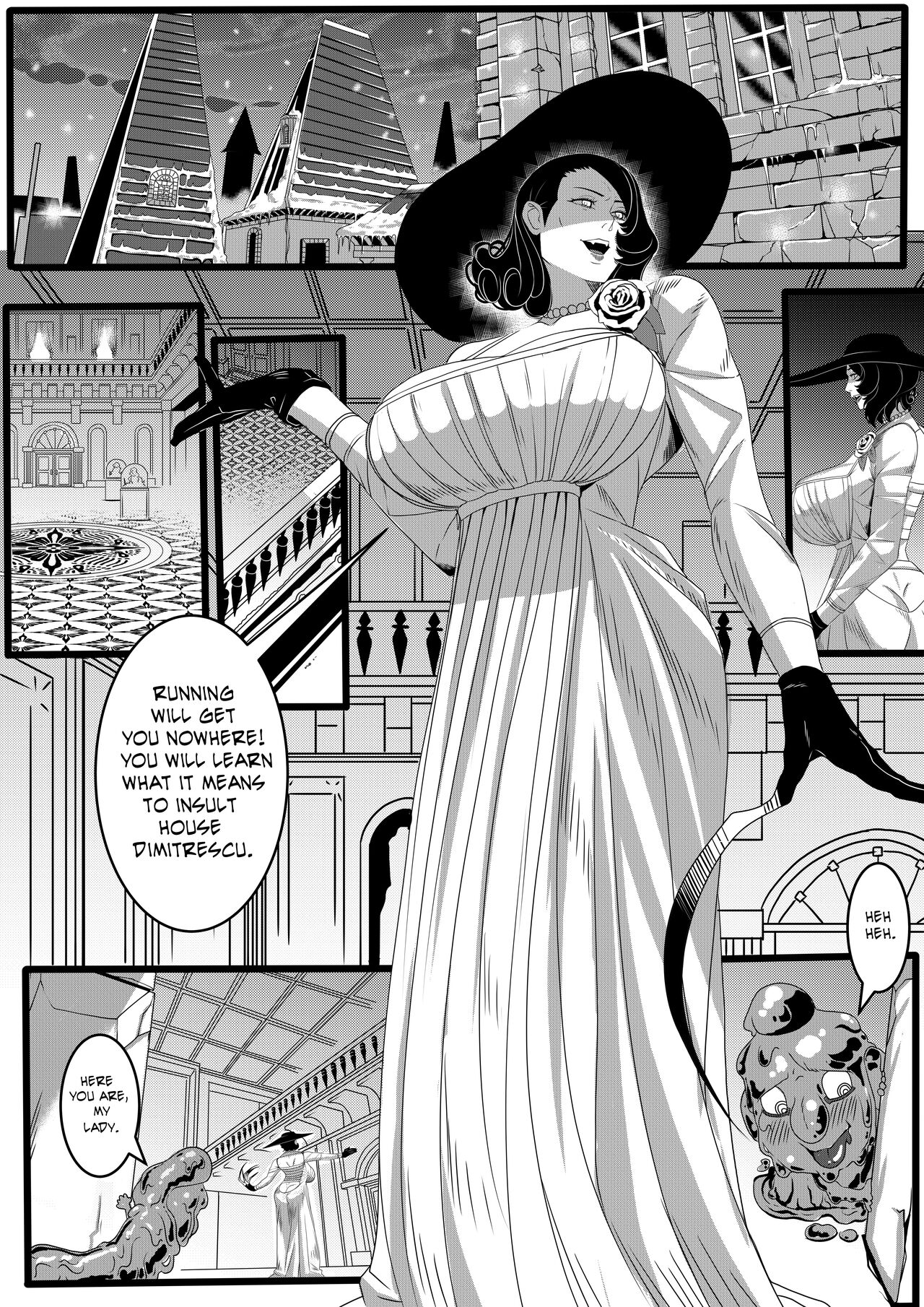 Lady Dimitrescu's uninvited guest page 1 full